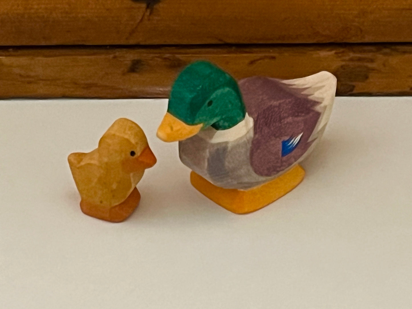 Wooden Dollhouse Play - DUCK, DRAKE