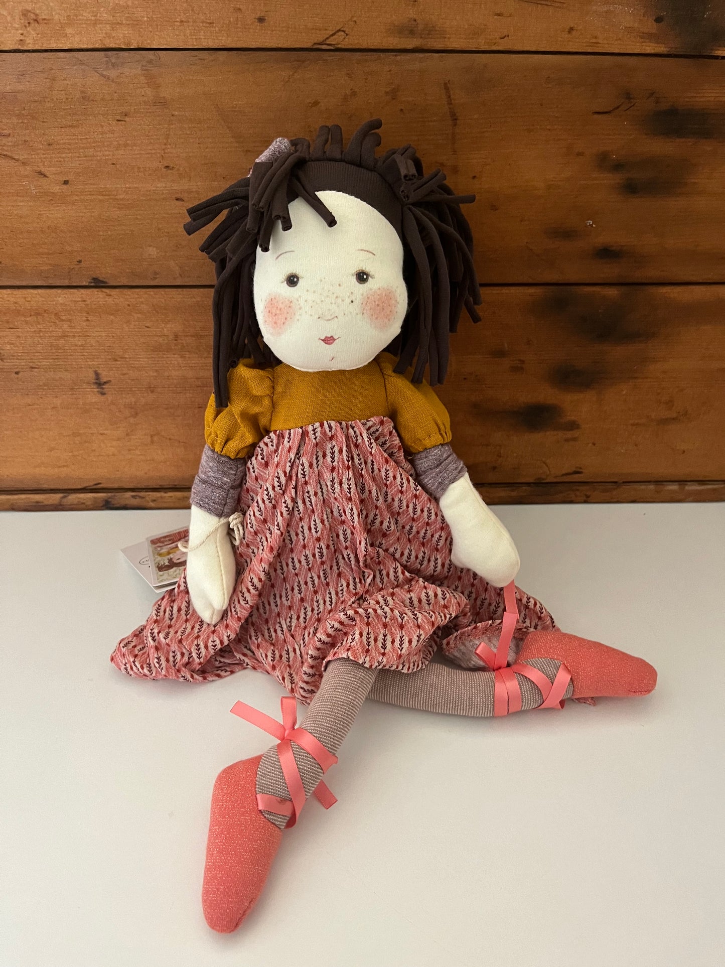 Soft Doll - RAG DOLL in a Dress, 18 inches