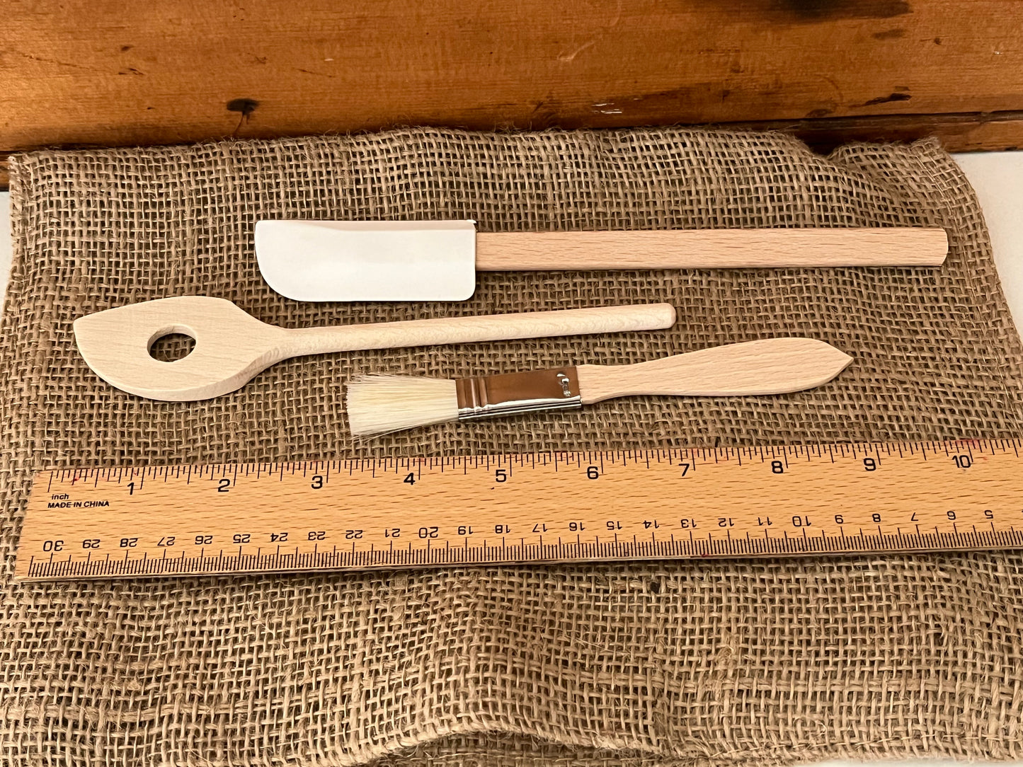 Kitchen Utensil - Wooden PASTRY SET, 3 pieces!