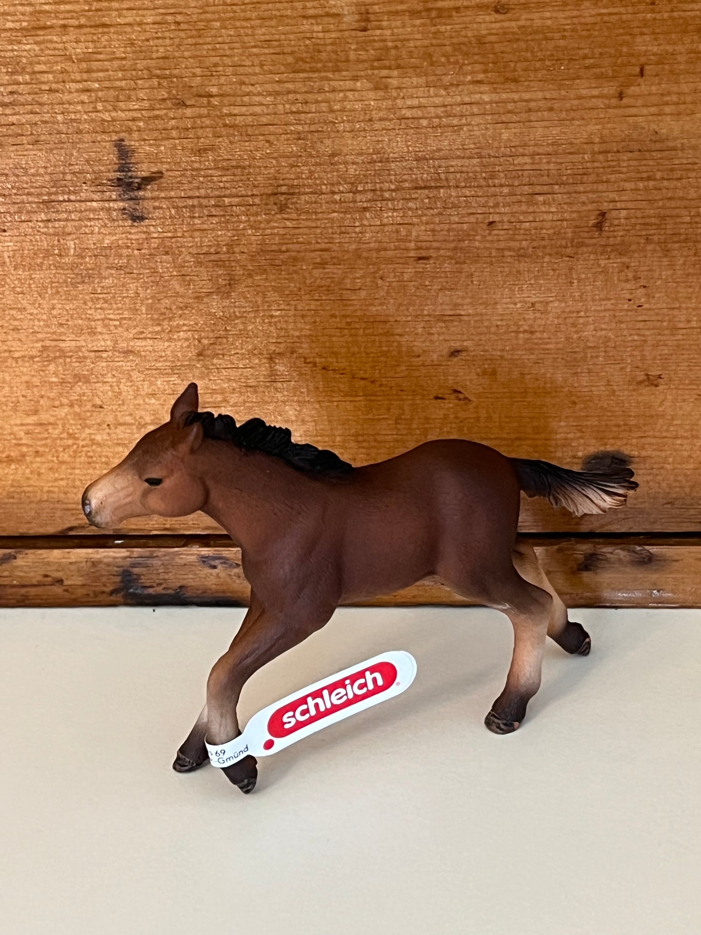 Farm Animals for Dollhouse Play - CHESTNUT FOAL by Schleich