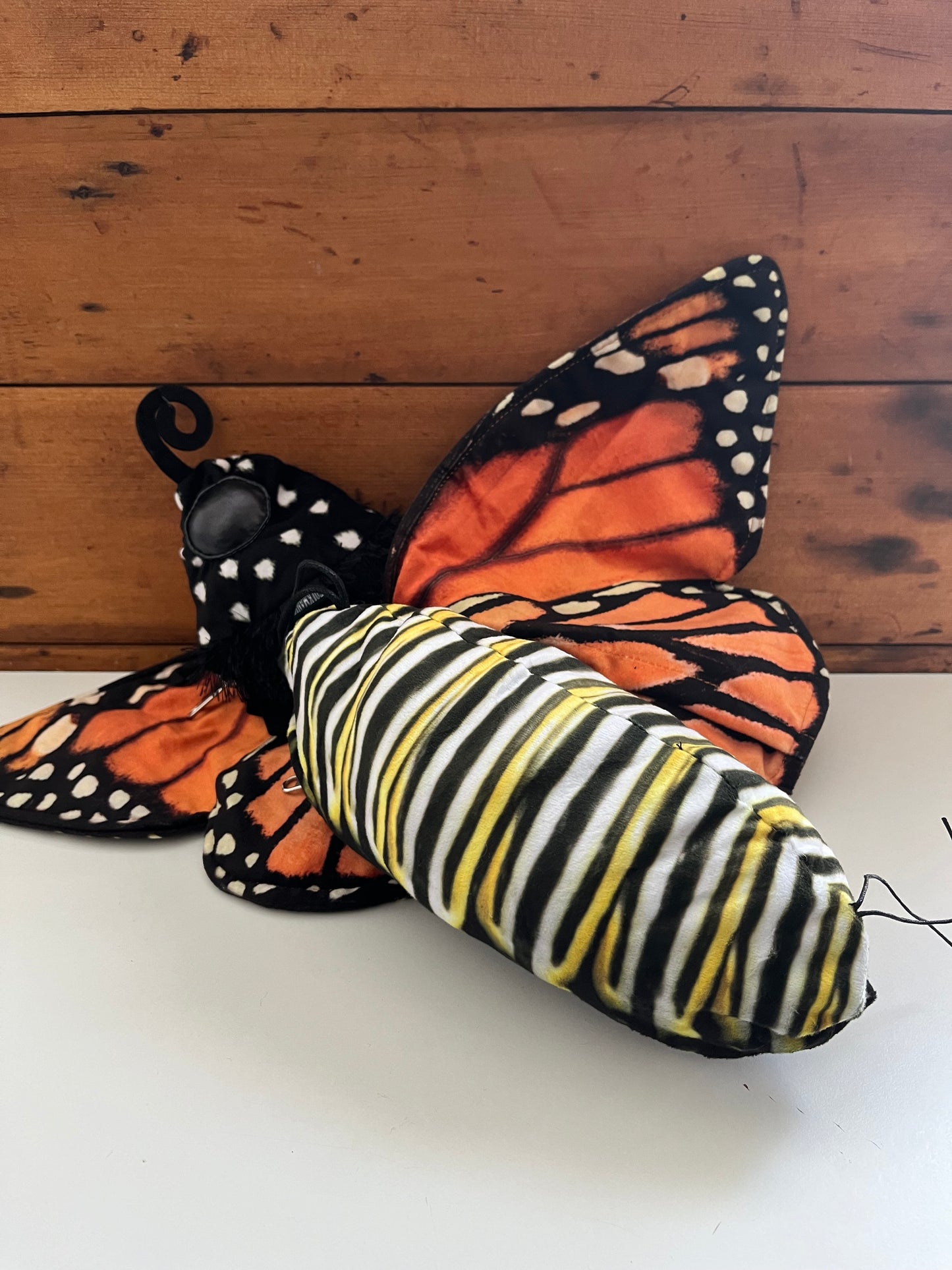 Educational Soft Puppet - MONARCH BUTTERFLY LIFE-CYCLE Hand Puppet (Large)