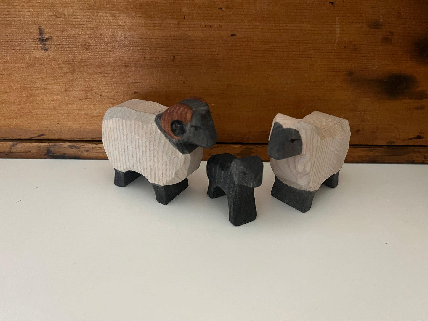 Wooden Dollhouse Play - SHEEP, MOORELAND RAM