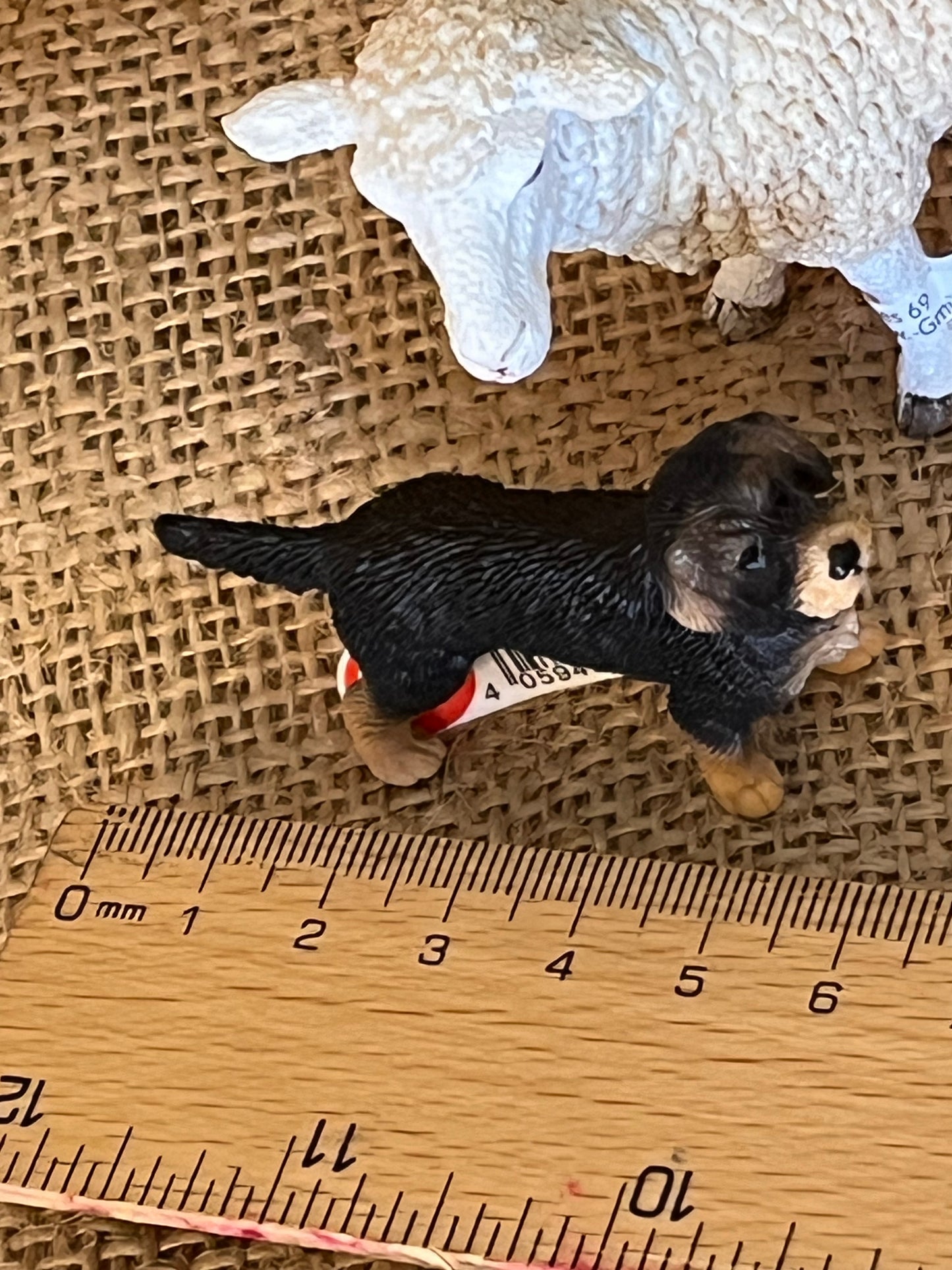 Farm Animals for Dollhouse Play - WIRE HAIRED DACHSHUND DOG by Schleich