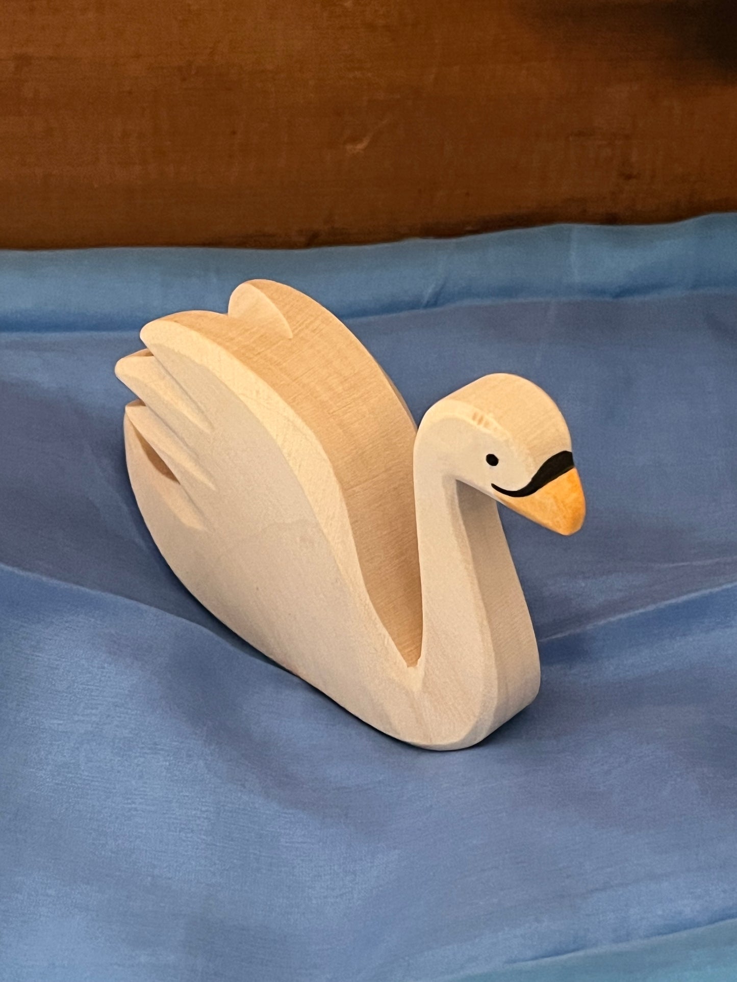 Wooden Dollhouse Play - WHITE SWAN