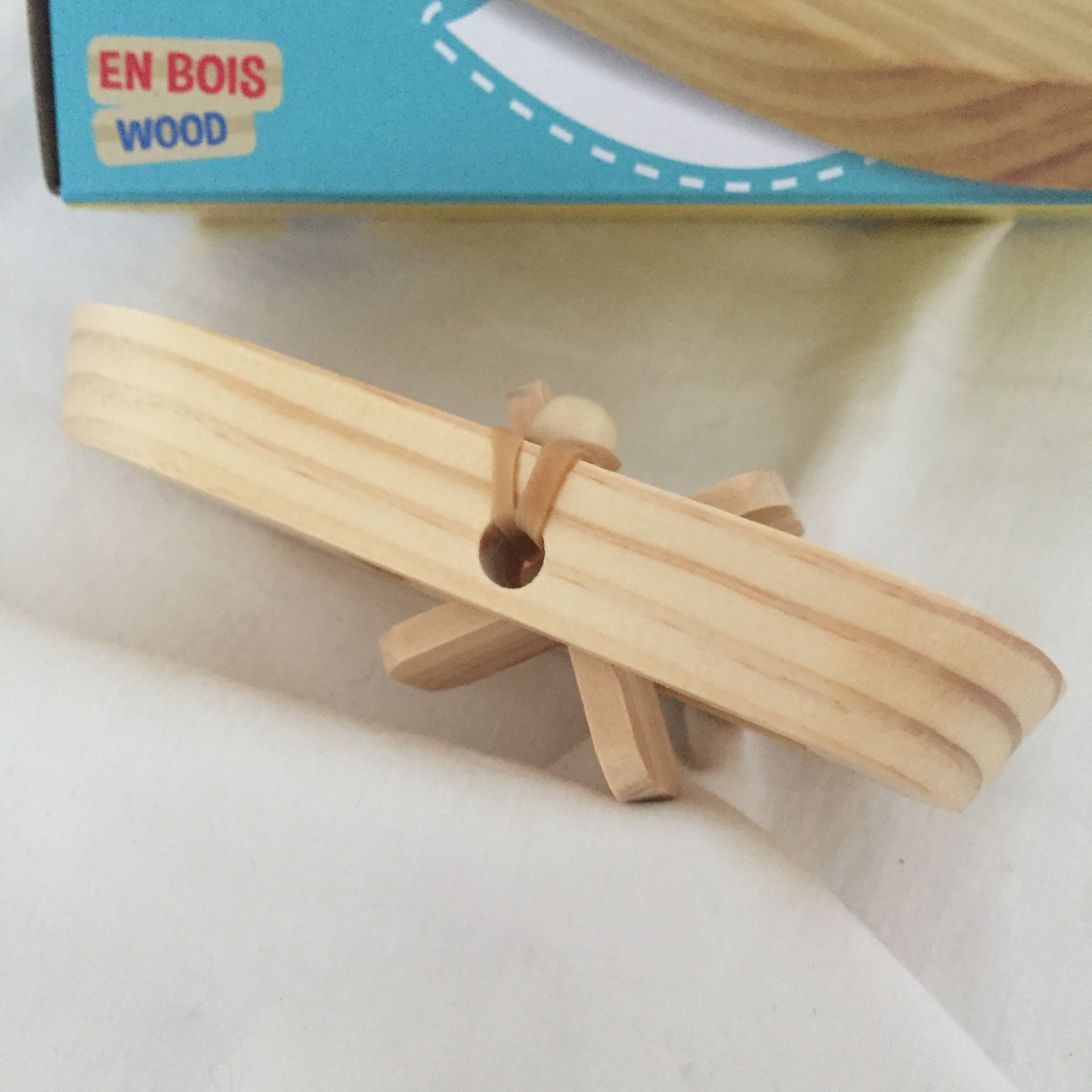 Wooden Toy - RUBBER BAND POWERED BOAT