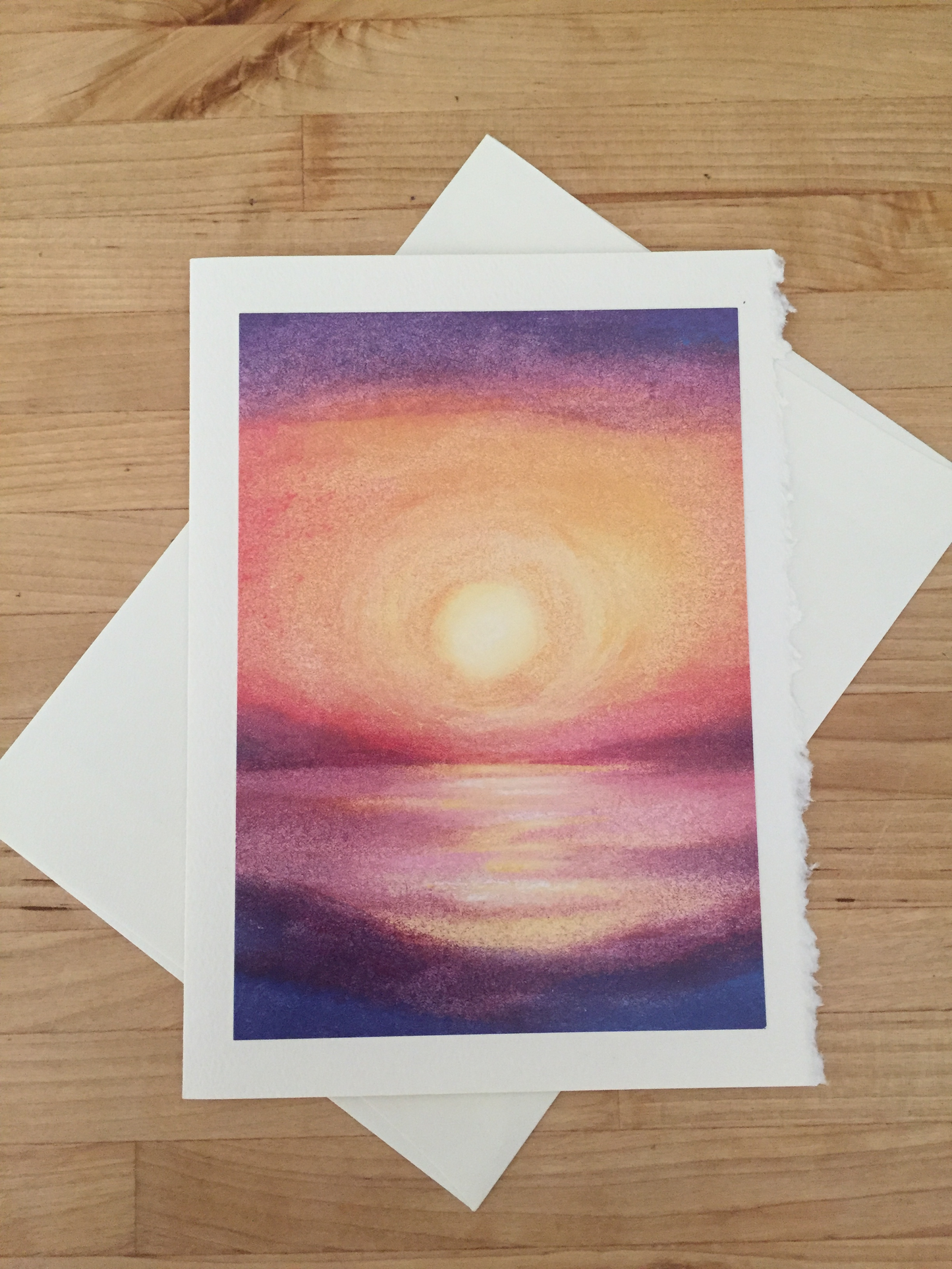 Greeting Cards/ Summer -  OCEAN SUN GLOW