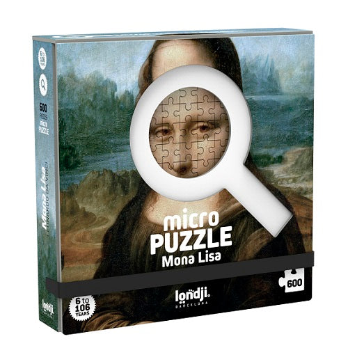 Puzzle - Da Vinci's MONA LISA (Micro puzzle) 600 pieces!