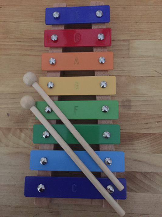 Instrument - CHILD'S XYLOPHONE, Music and Mallet Set