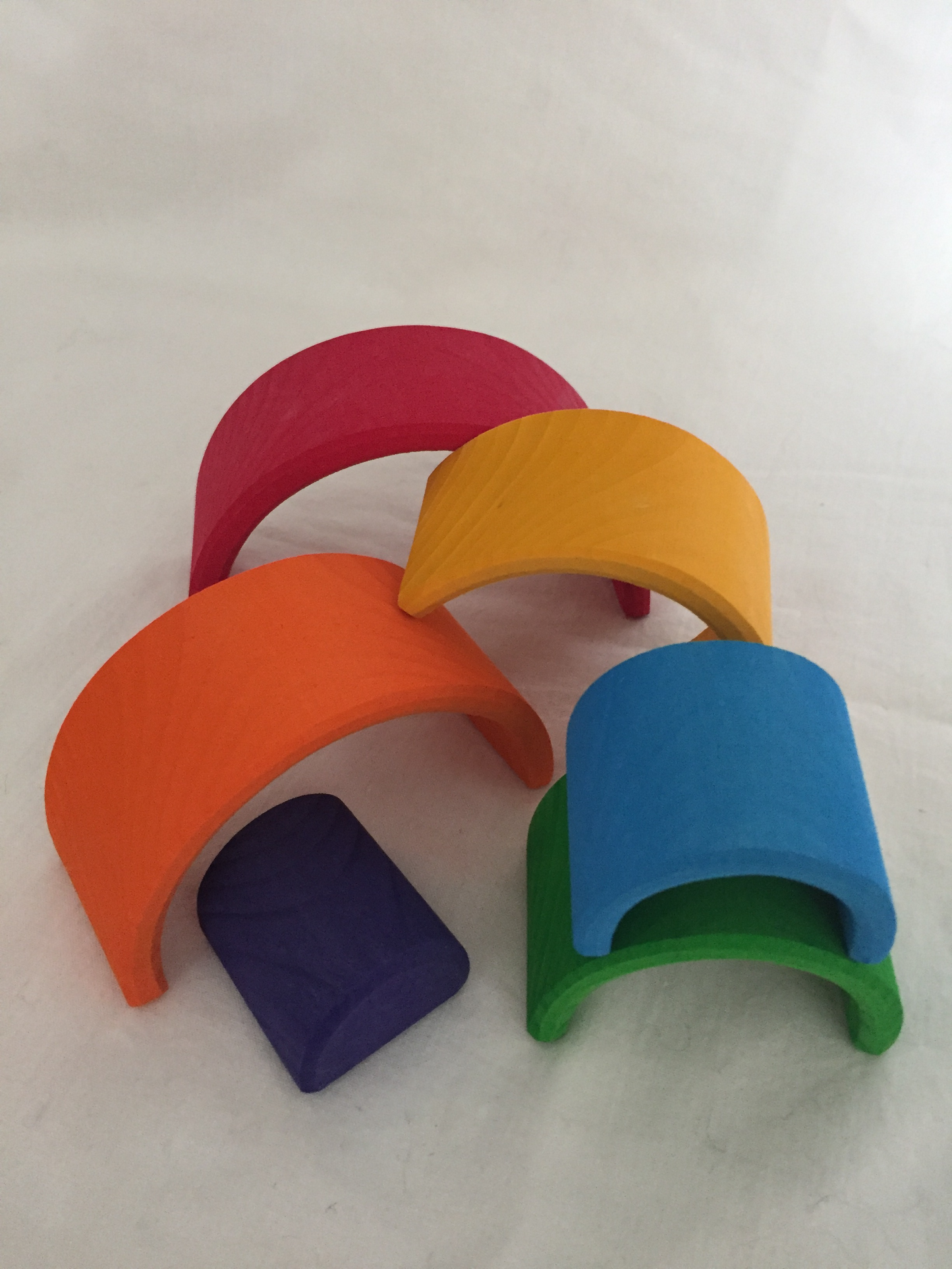 Wooden Toy - RAINBOW TUNNEL, small