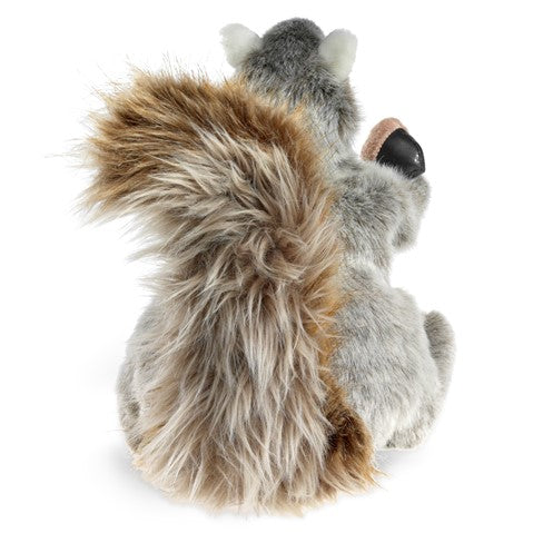 Soft Puppet Toy - GREY SQUIRREL Hand Puppet (Large)
