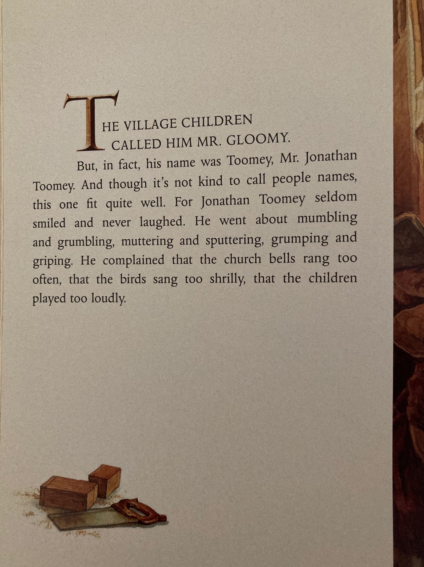 Children's Picture Book - THE CHRISTMAS MIRACLE OF JONATHAN TOOMEY
