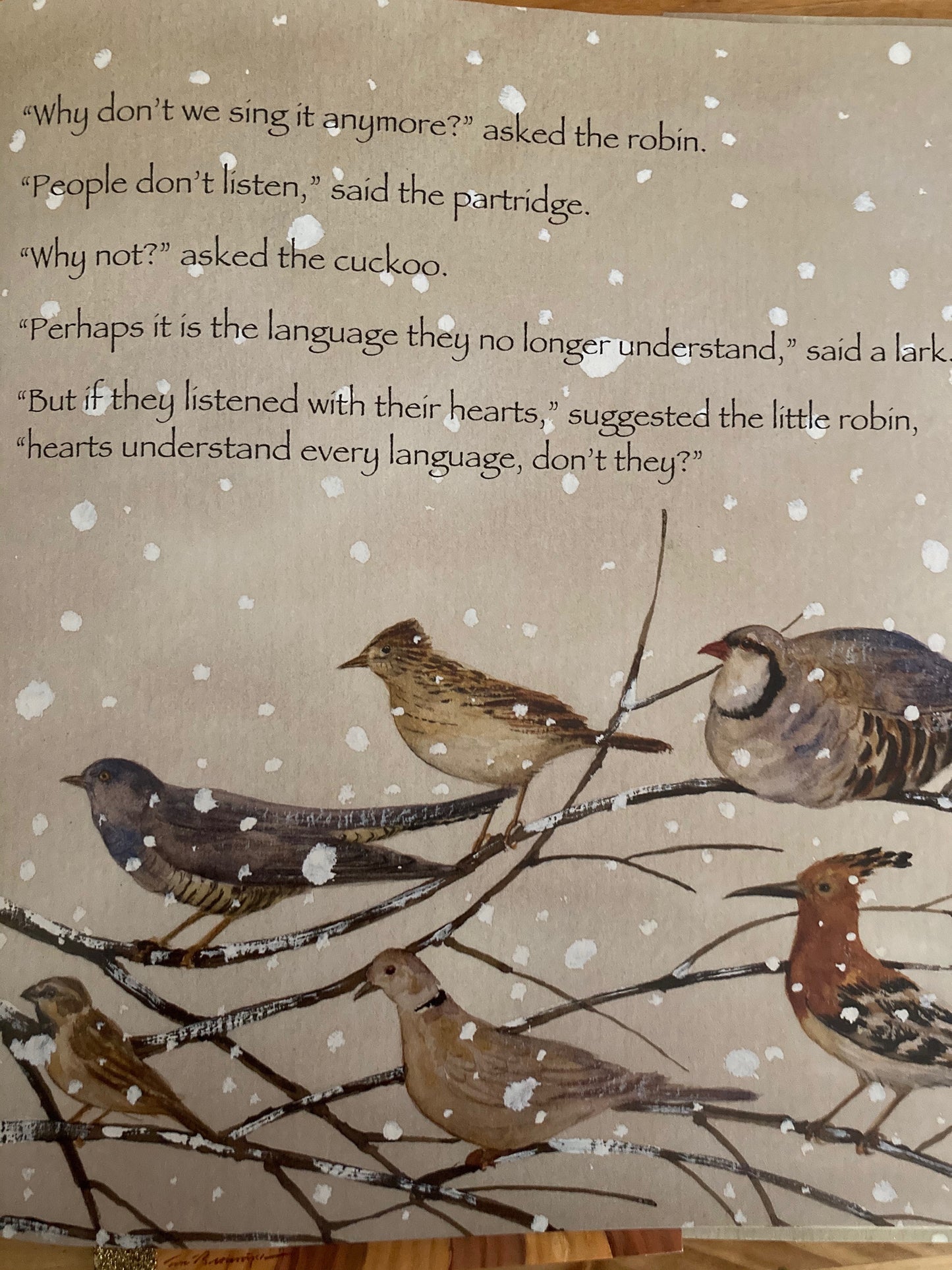 Children's Picture Book - THE MESSAGE OF THE BIRDS