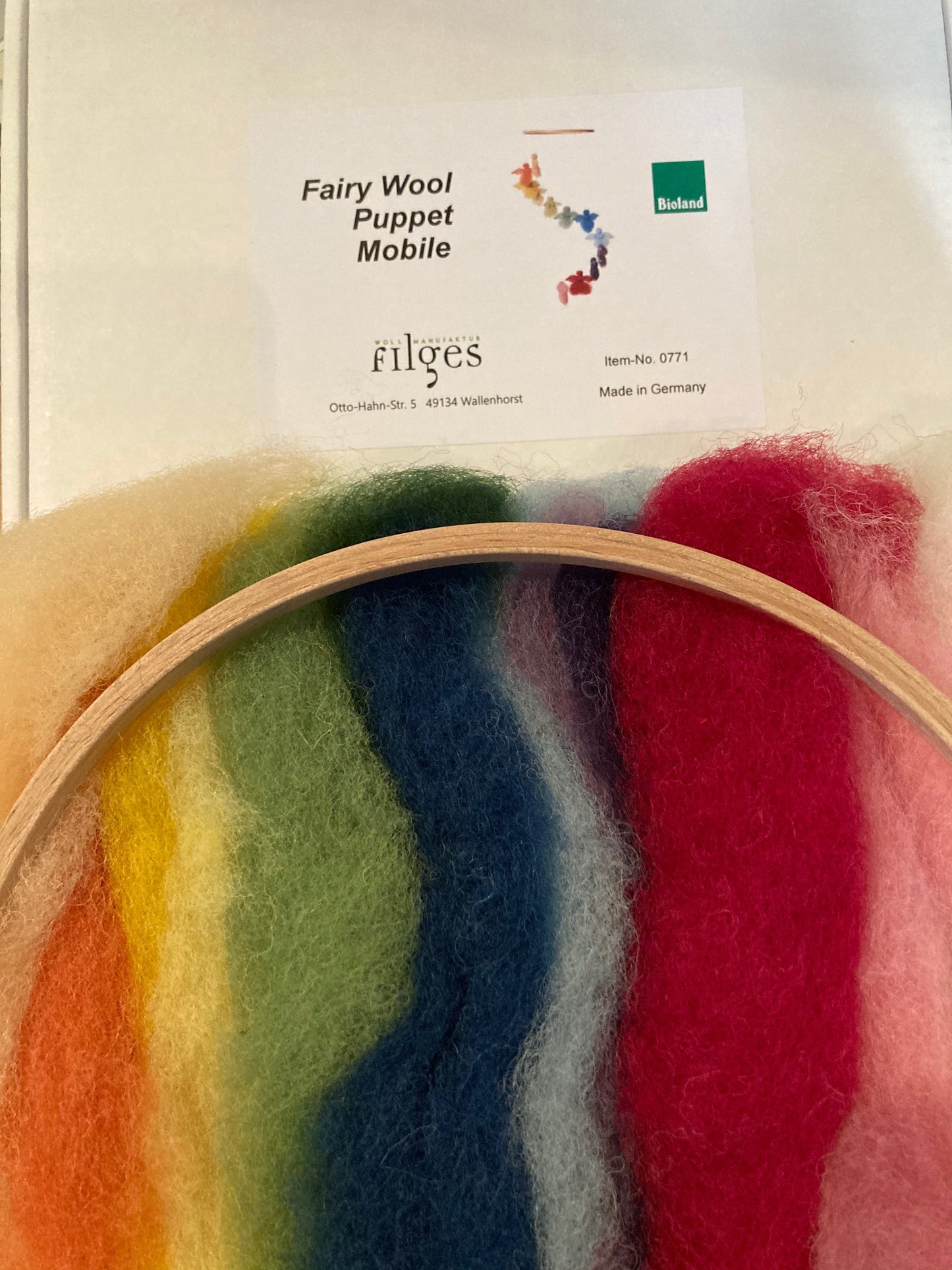 Crafting Kits - Fleece WOOL FAIRY MOBILE