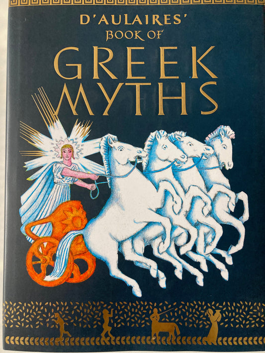 Livre chapitre éducatif - LIVRE DES MYTHES GRECS DE D'AULAIRES