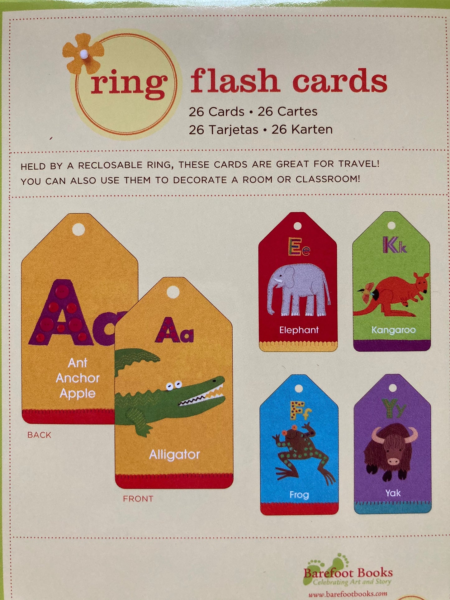 Educational Resource - ANIMAL ALPHABET FLASH CARDS
