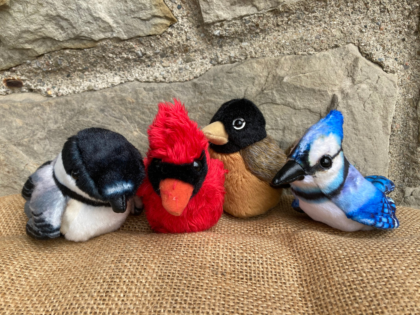 Soft Mini Puppet Set - BACKYARD BIRDS