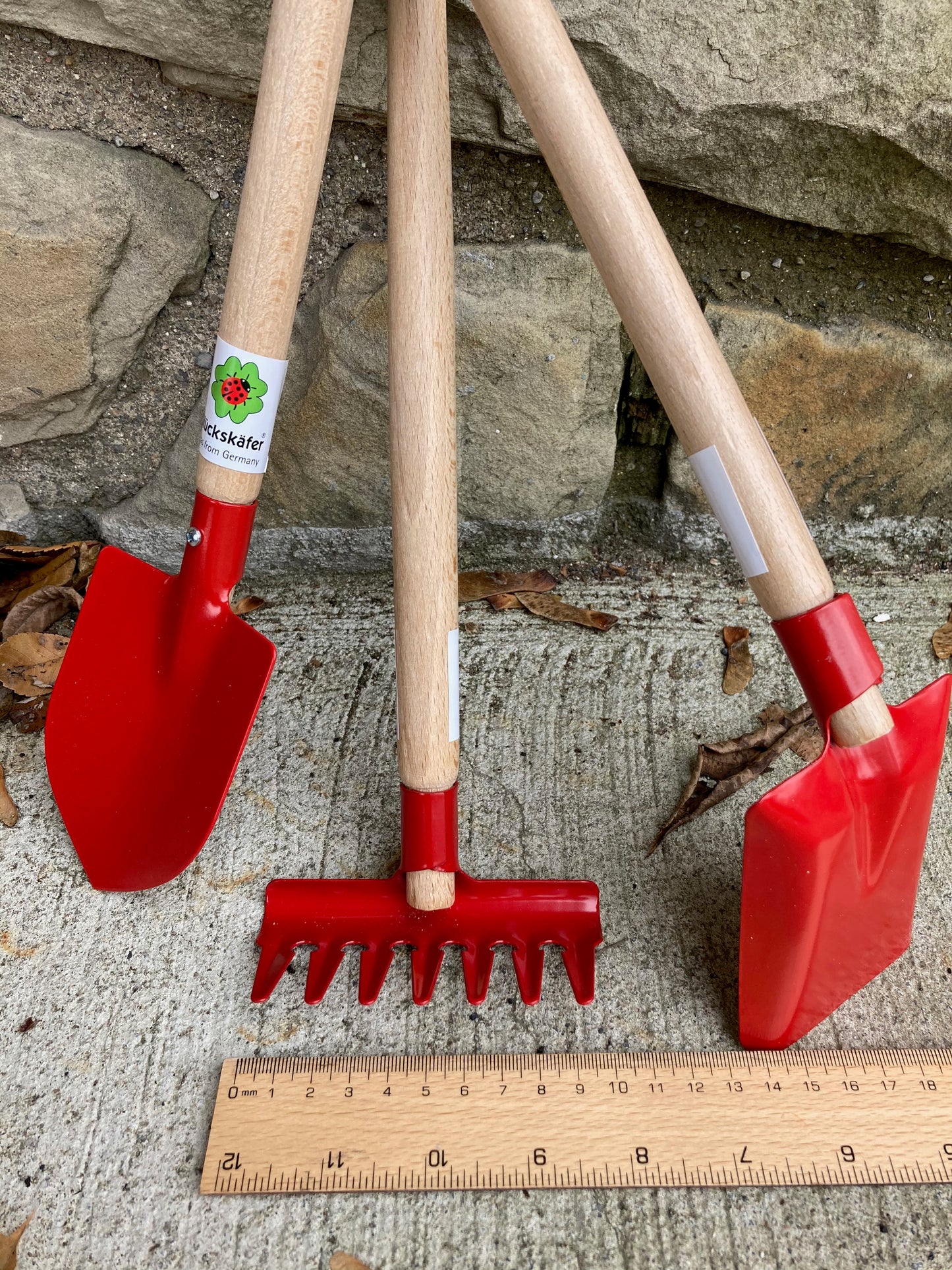 Child's Metal GARDEN TOOLS Set