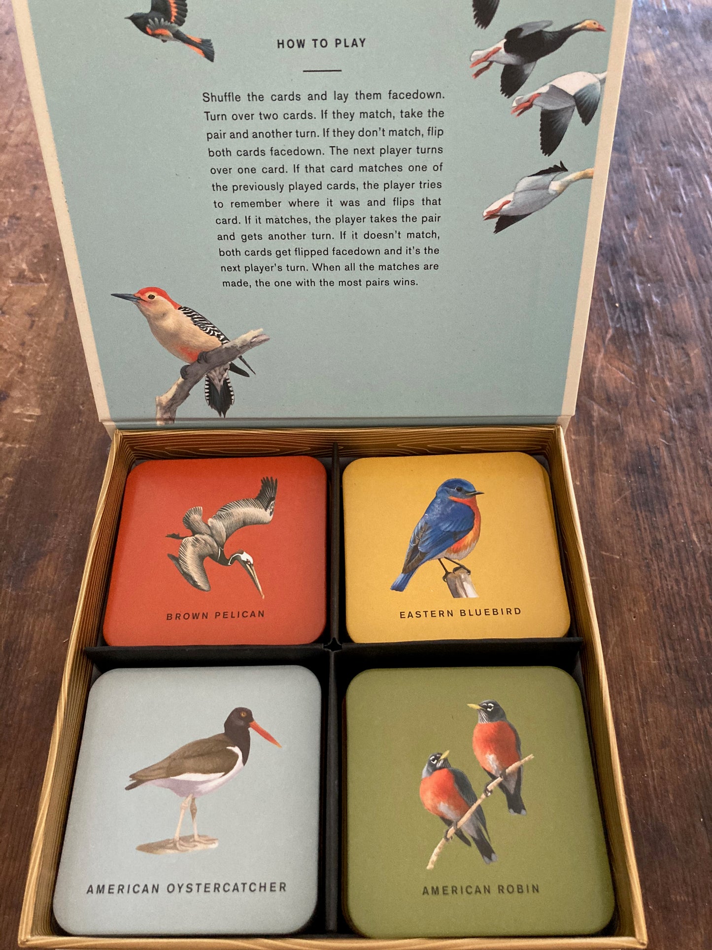 Educational Game - BACKYARD BIRDS MEMORY