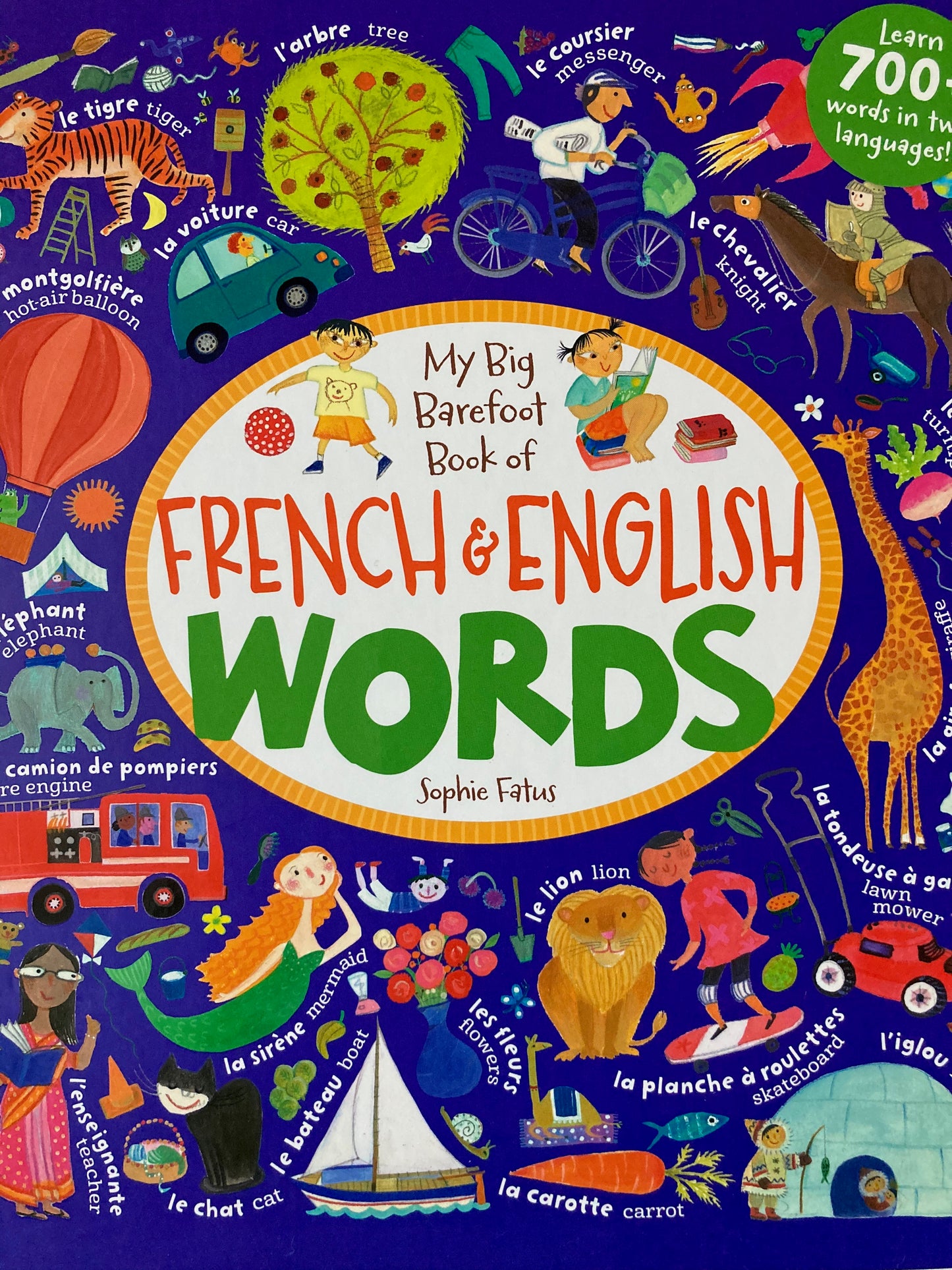 Educational Picture Book - FRENCH and ENGLISH WORDS