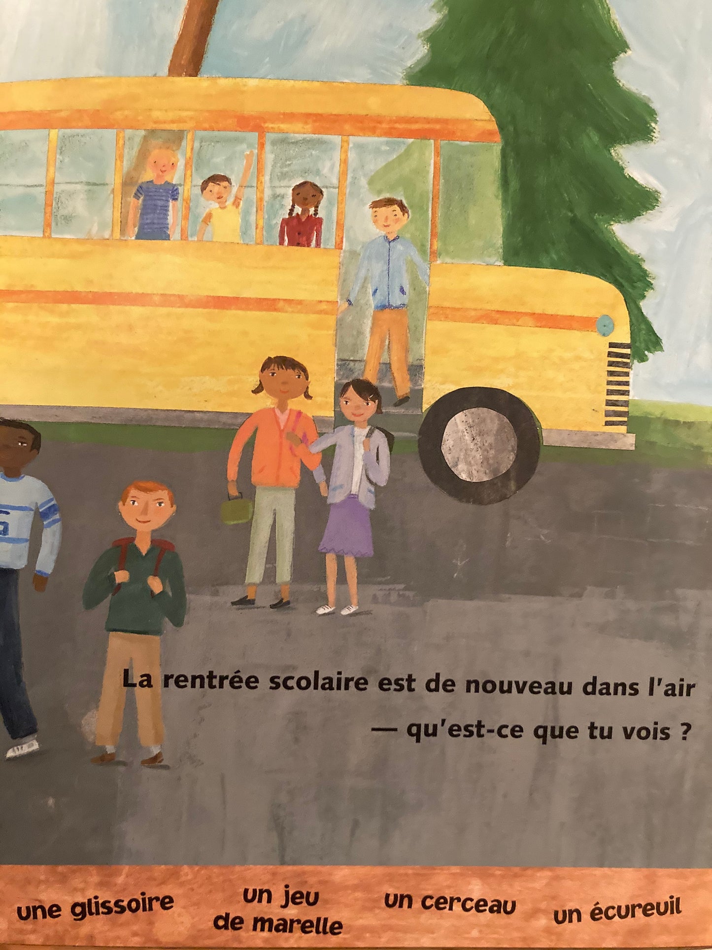 Educational Children's Picture Book - In French, ON Y DANSE LES SAISONS