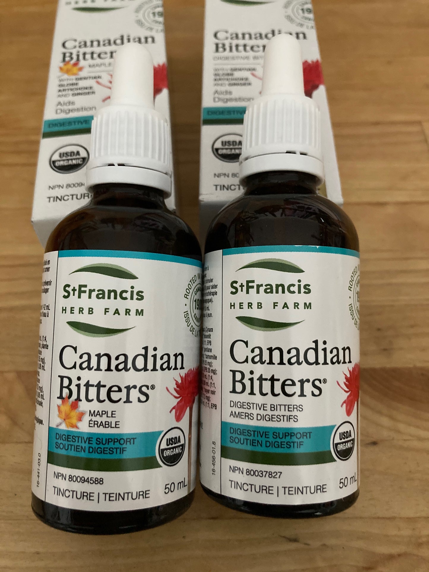 St Francis Holistic Health - CANADIAN DIGESTIVE BITTERS with&without MAPLE SYRUP