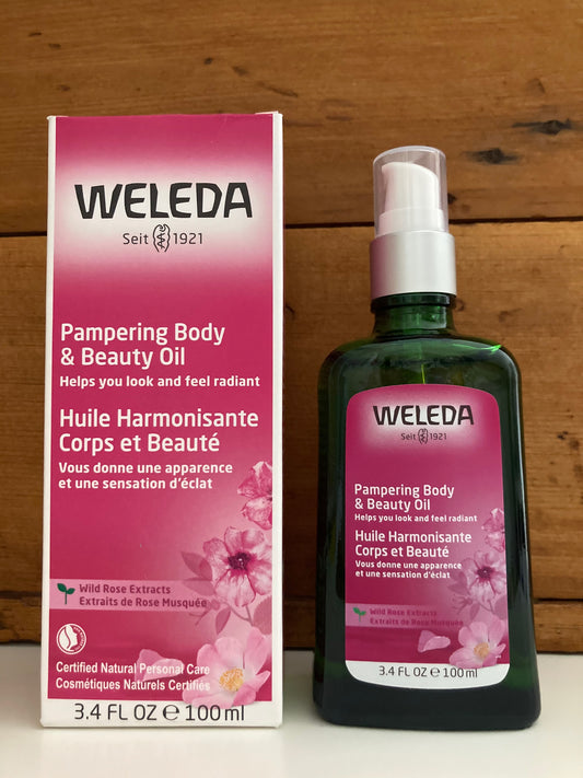 Weleda HUILE CORPS &amp; BEAUTÉ PAMPERING ROSE SAUVAGE