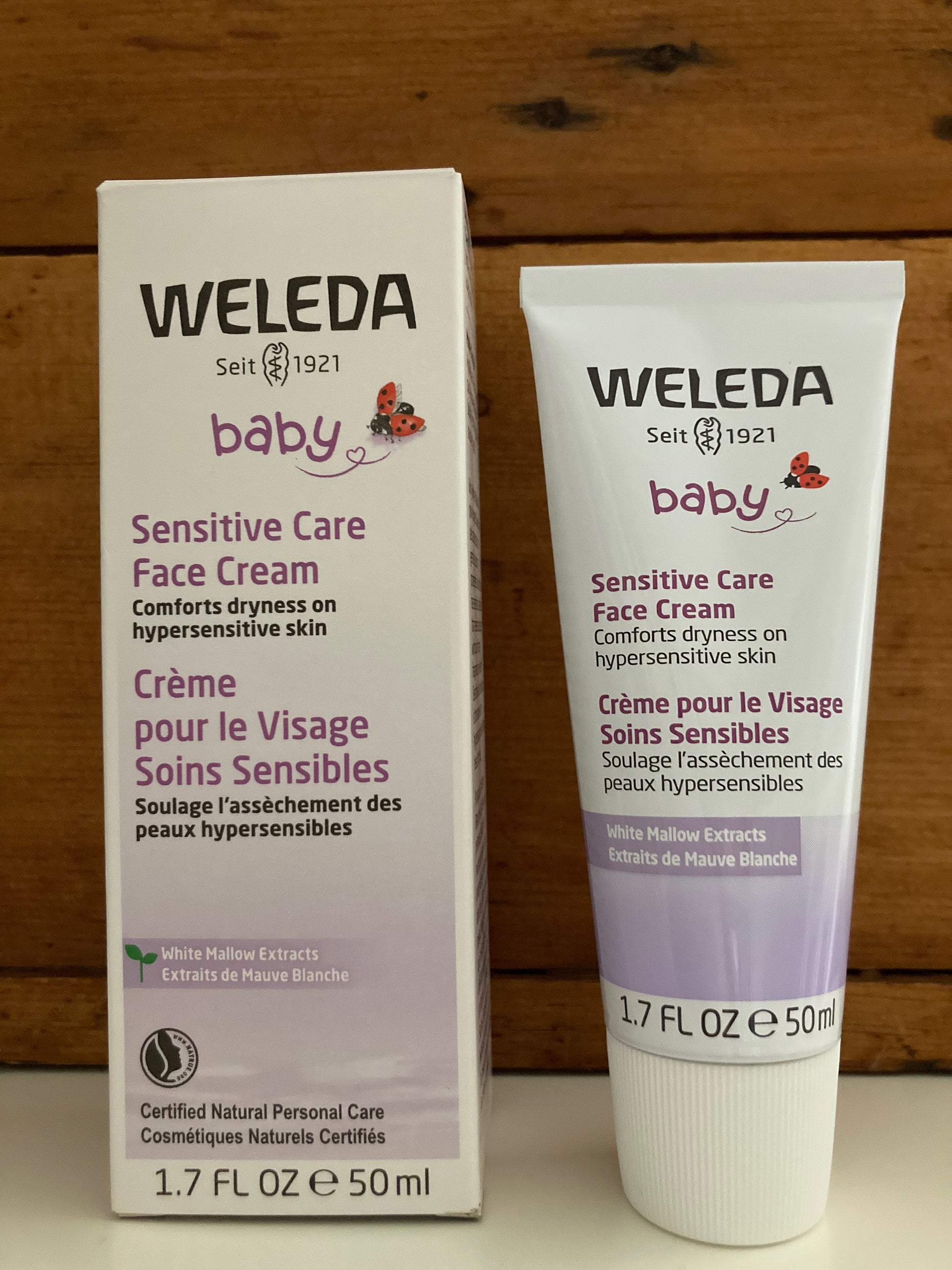 Weleda White Mallow Sensitive Skin Face Cream for Babies 1.7 fl. oz.