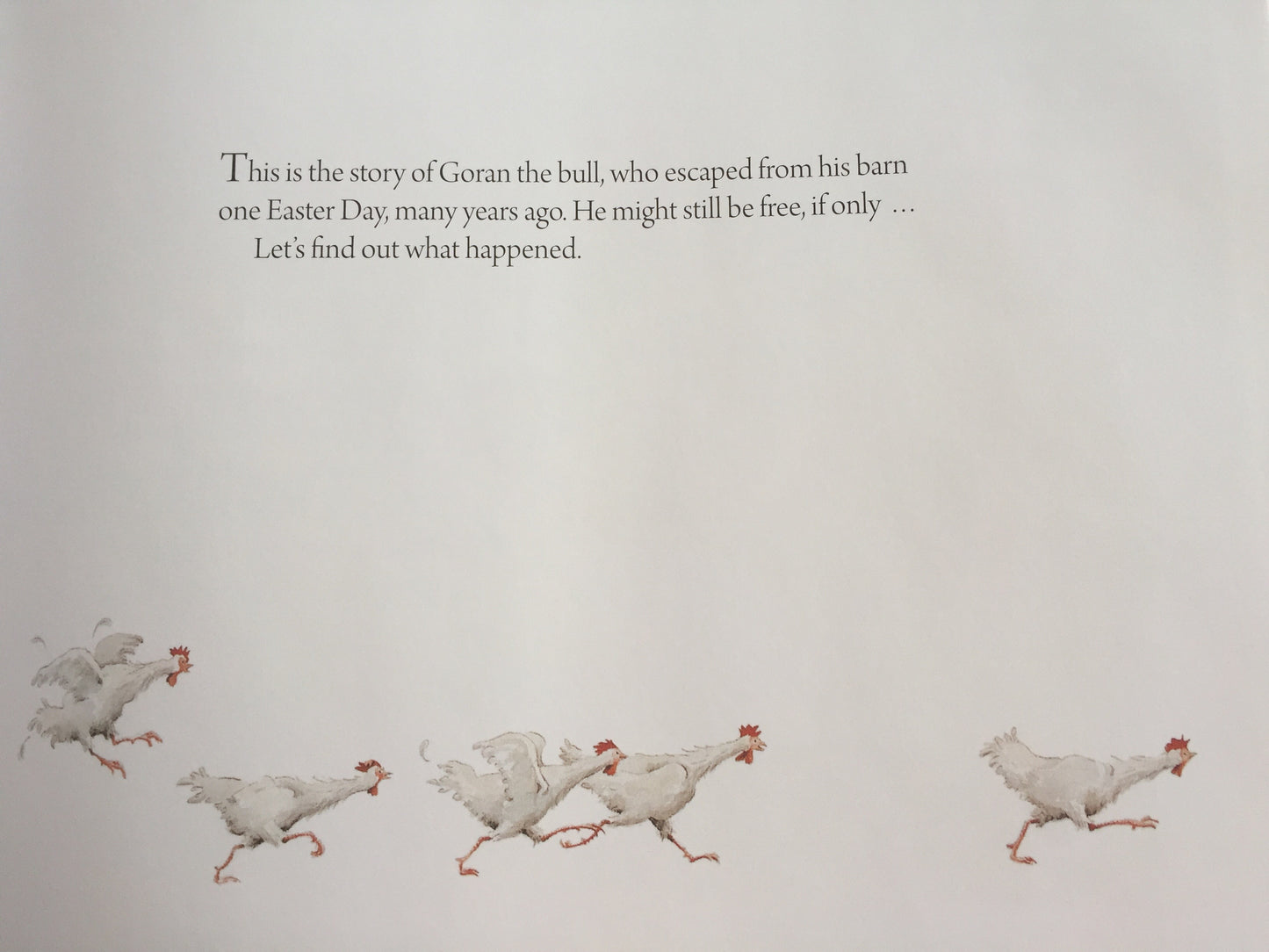 Children's Picture Book - GORAN'S GREAT ESCAPE