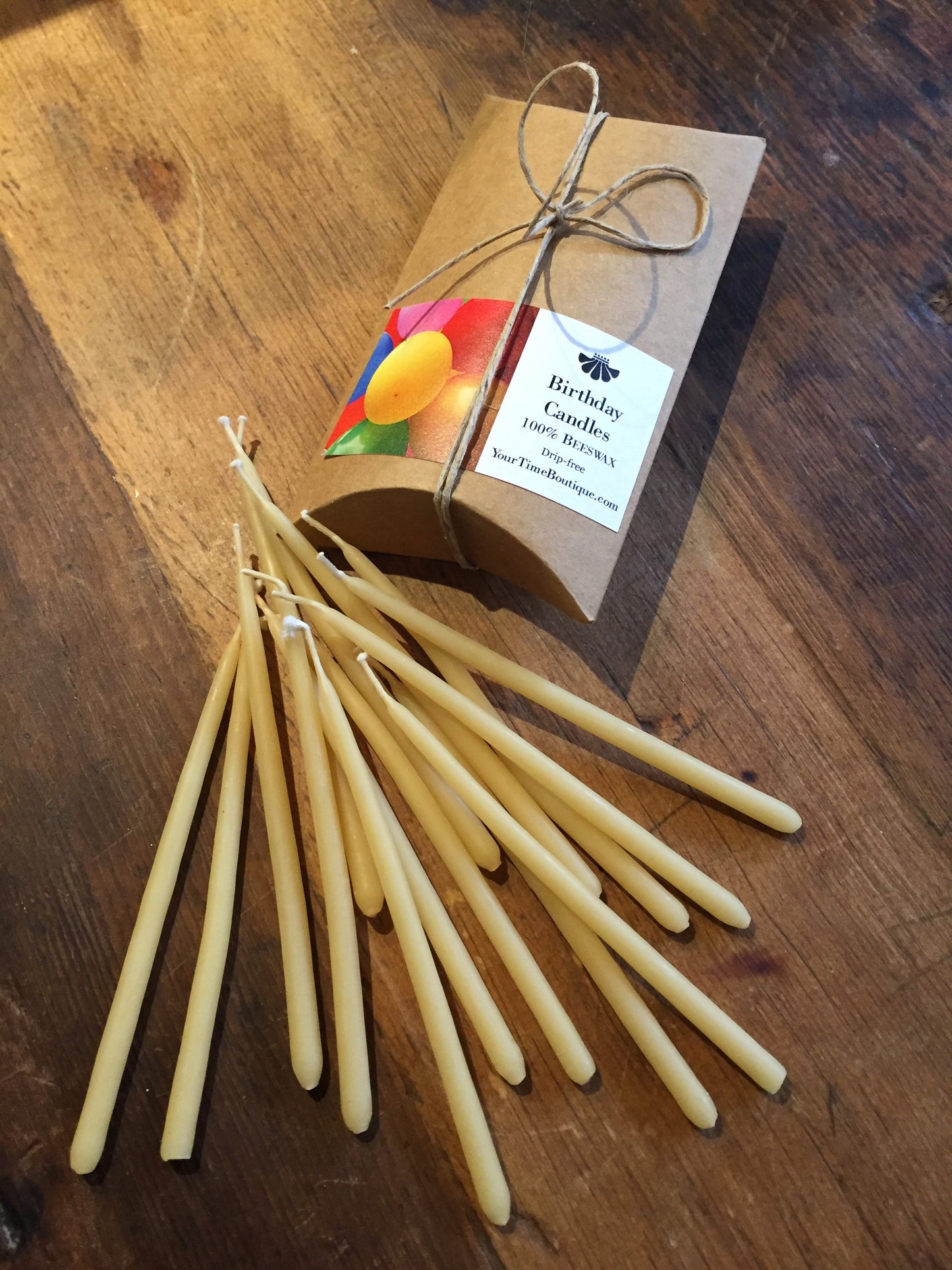 Beeswax Candles - BIRTHDAY CANDLES