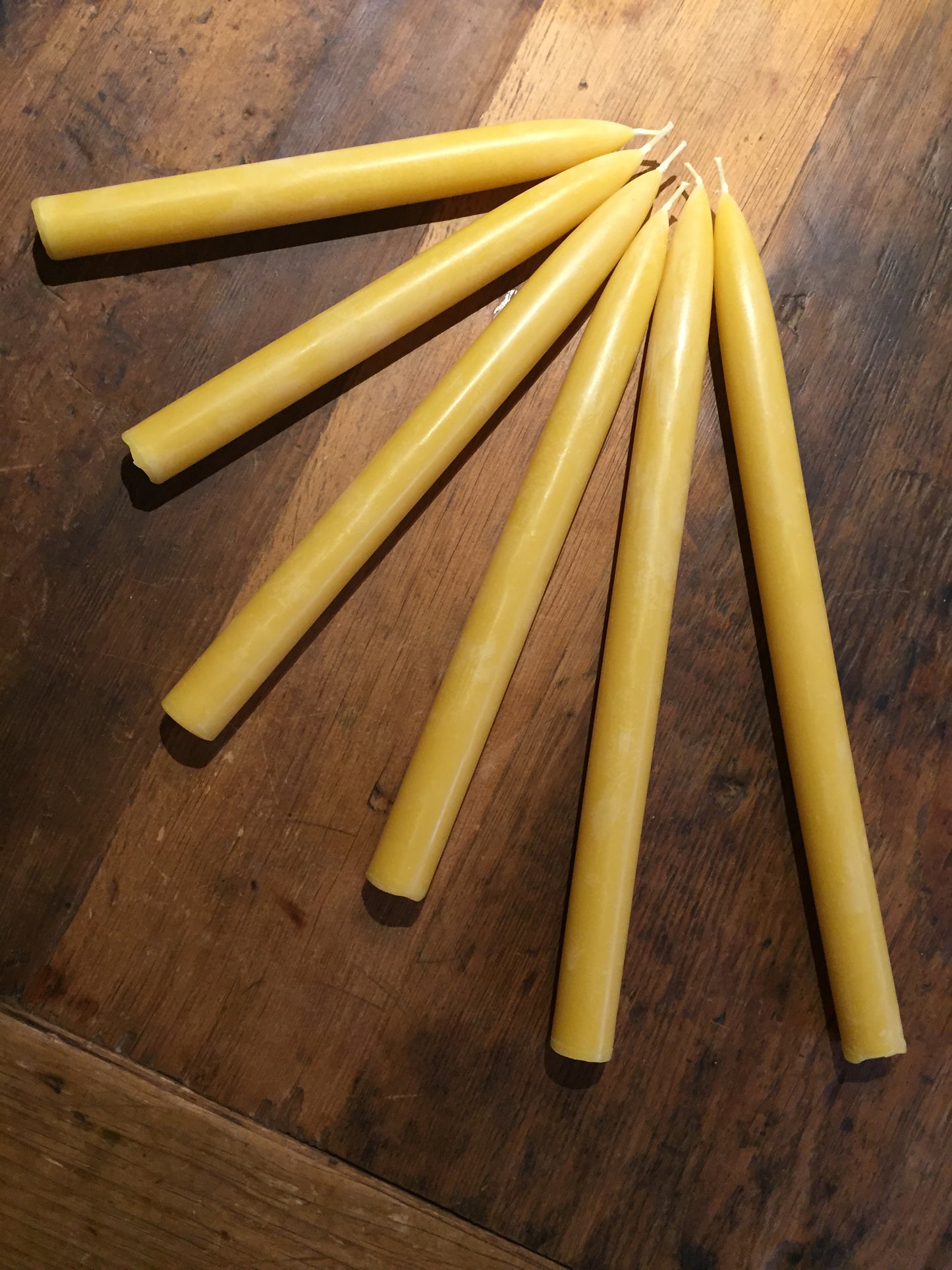 Beeswax Candles - 12 INCH TAPER PAIR