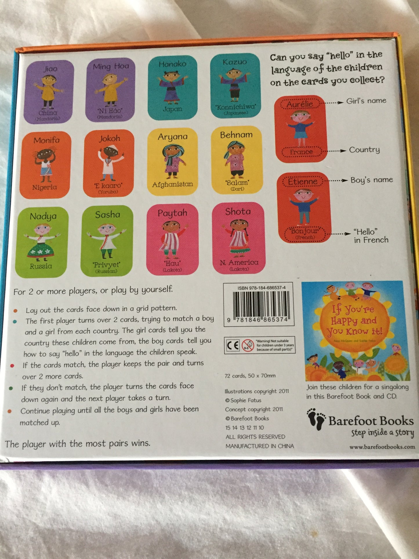 Educational Memory Game Set - CHILDREN OF THE WORLD