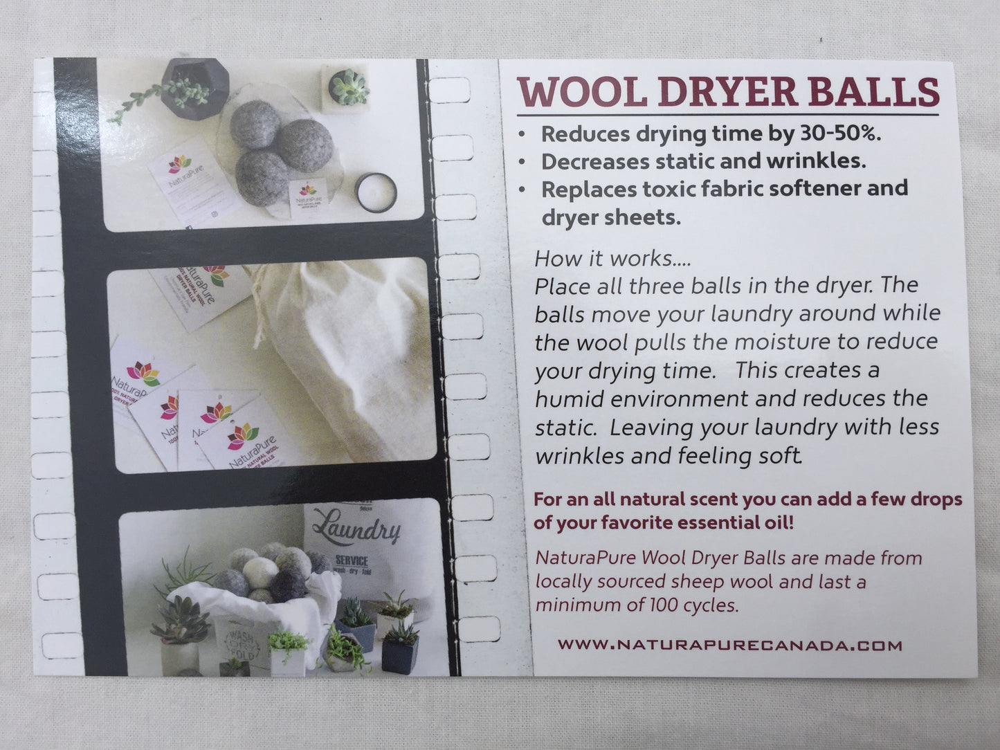 EcoHome - WOOL DRYER BALLS