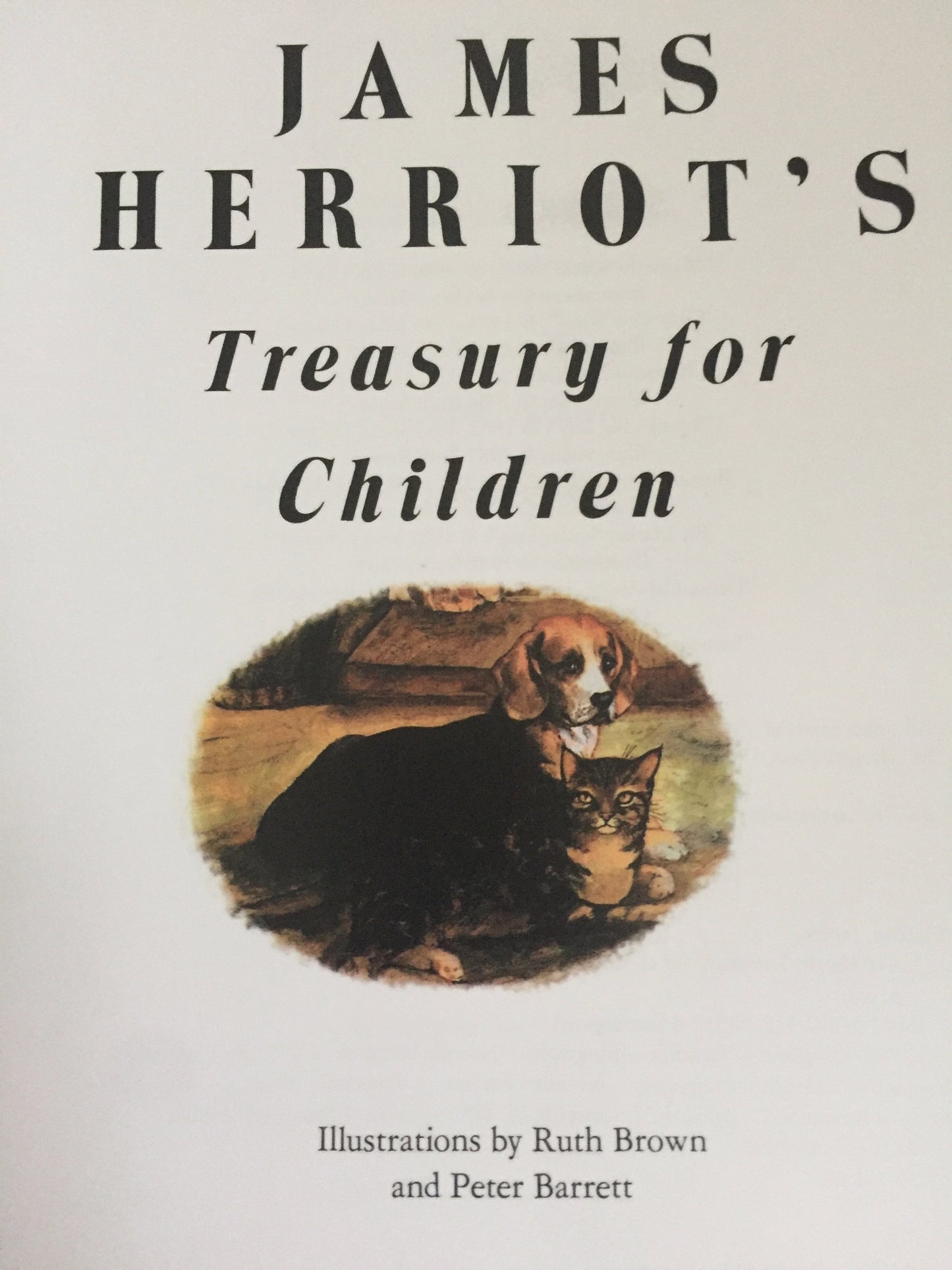 Children's Chapter Picture Book - JAMES HERRIOT'S TREASURY for CHILDREN