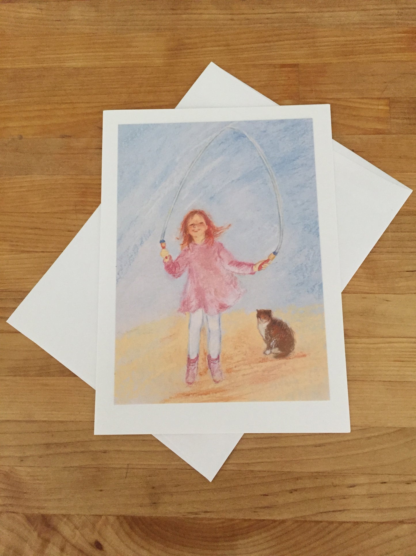 Greeting Cards/ Spring - SKIPPING ROPE