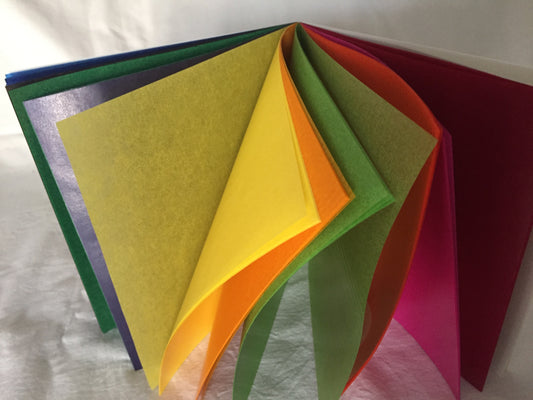 KITE PAPER, 10 Colours - Arts&Crafts, 100 sheets!
