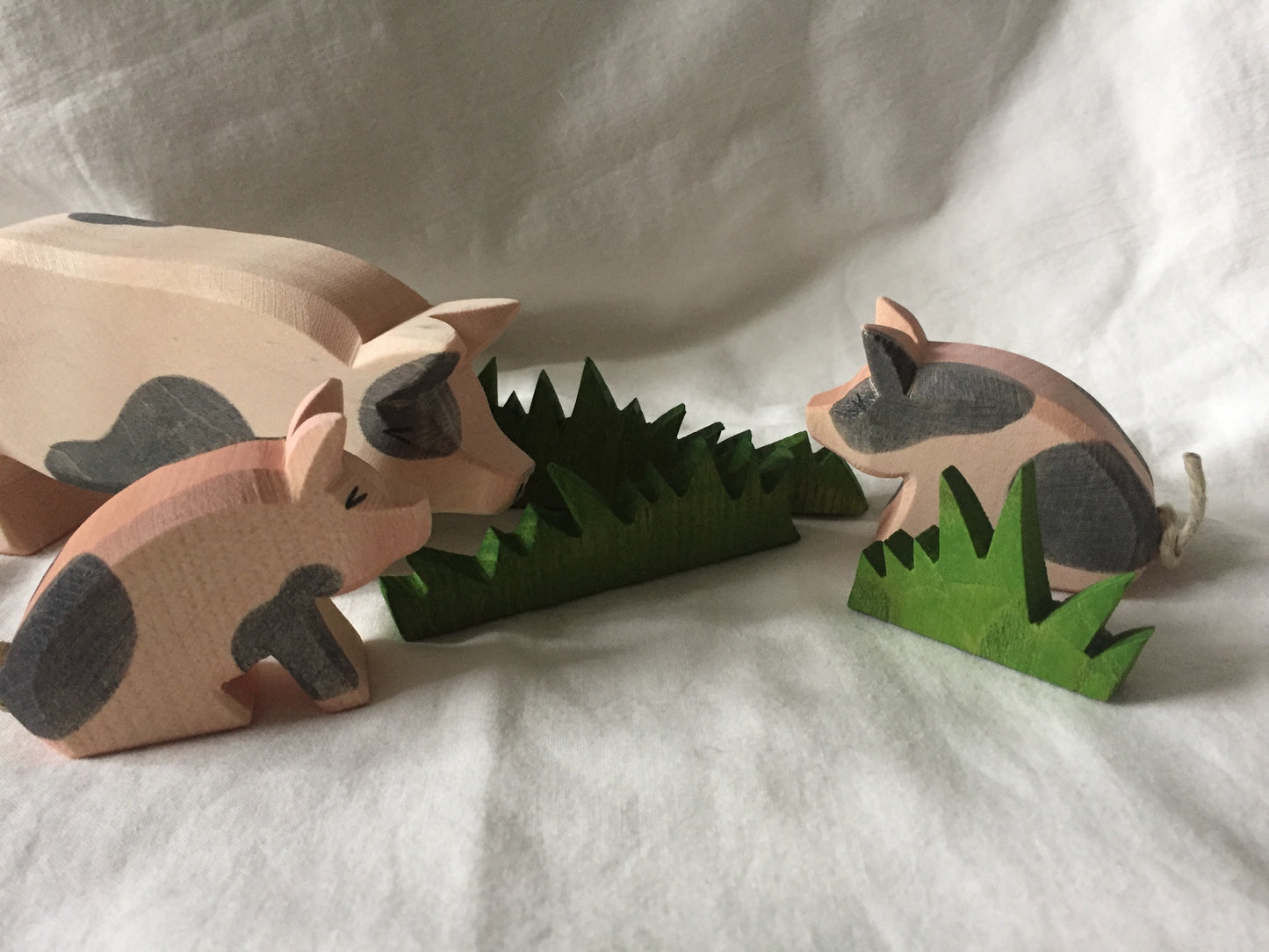 Wooden Dollhouse Play - SPOTTED PIG