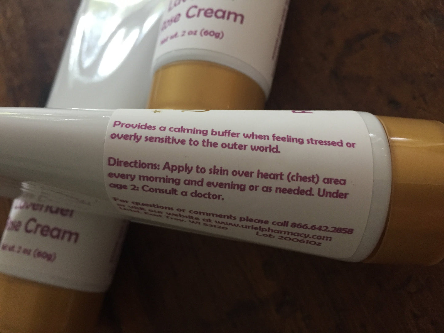 Holistic Health - URIEL AURUM LAVENDER ROSE CREAM