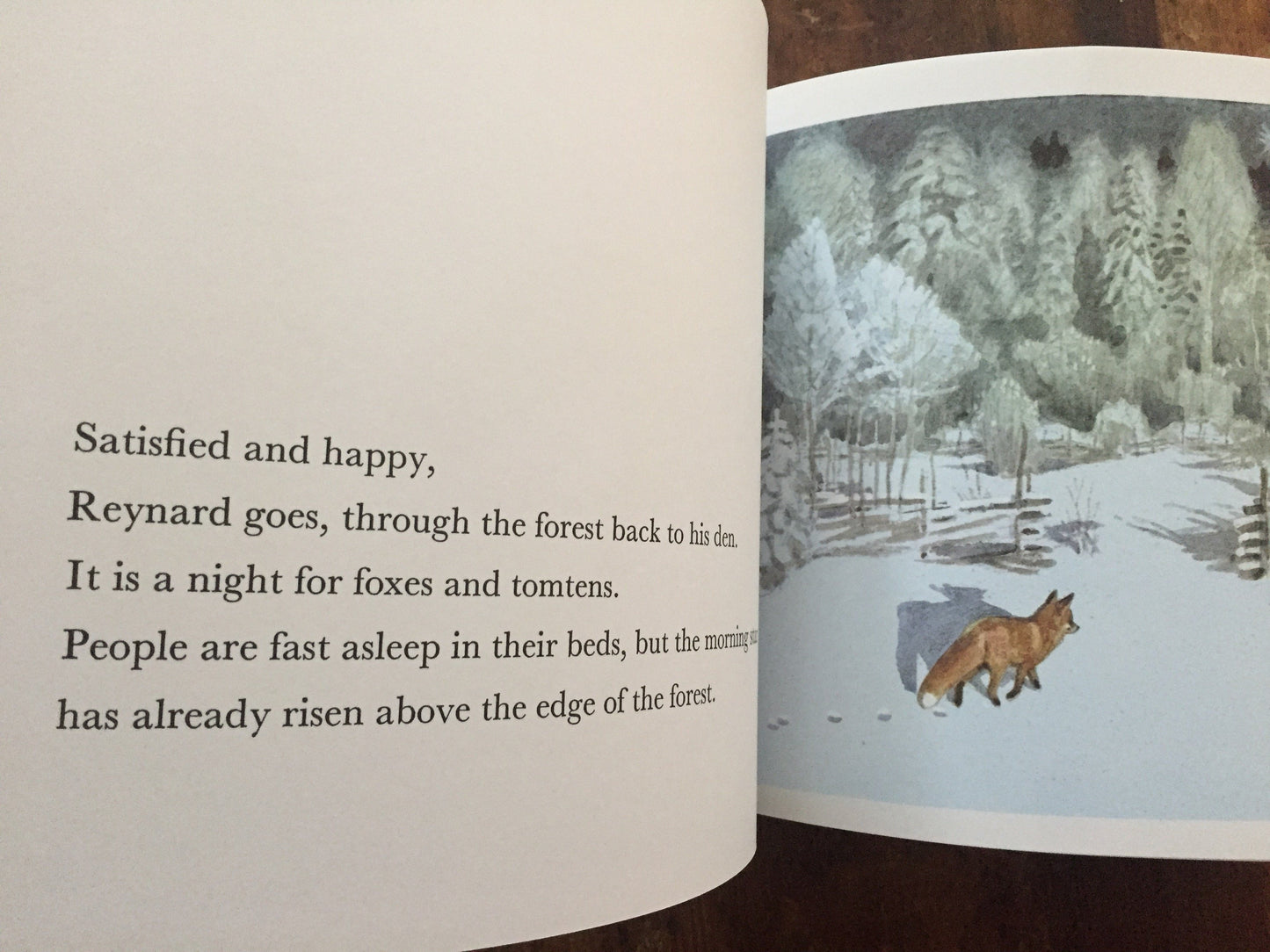 Children's Picture Book - THE TOMTEN, or THE TOMTEN AND THE FOX (Softcover)