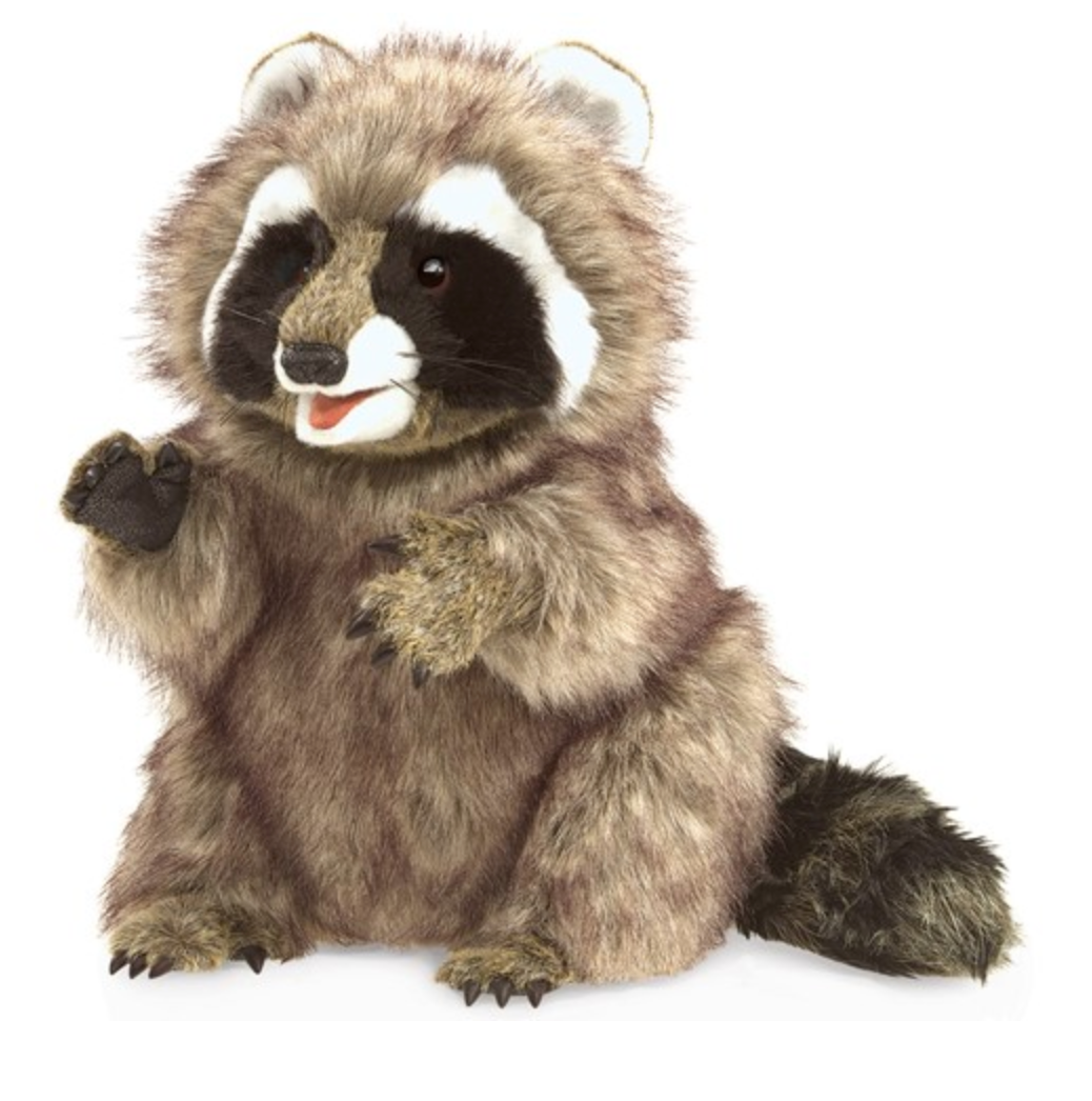 Soft Puppet Toy - RACOON Hand Puppet (Large)