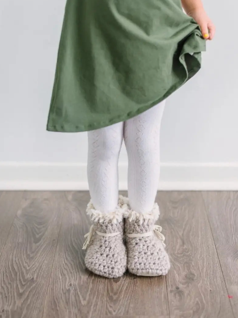 Slippers for Children - SHEEPSKIN BOOTIES, Baby to Kindergarten!