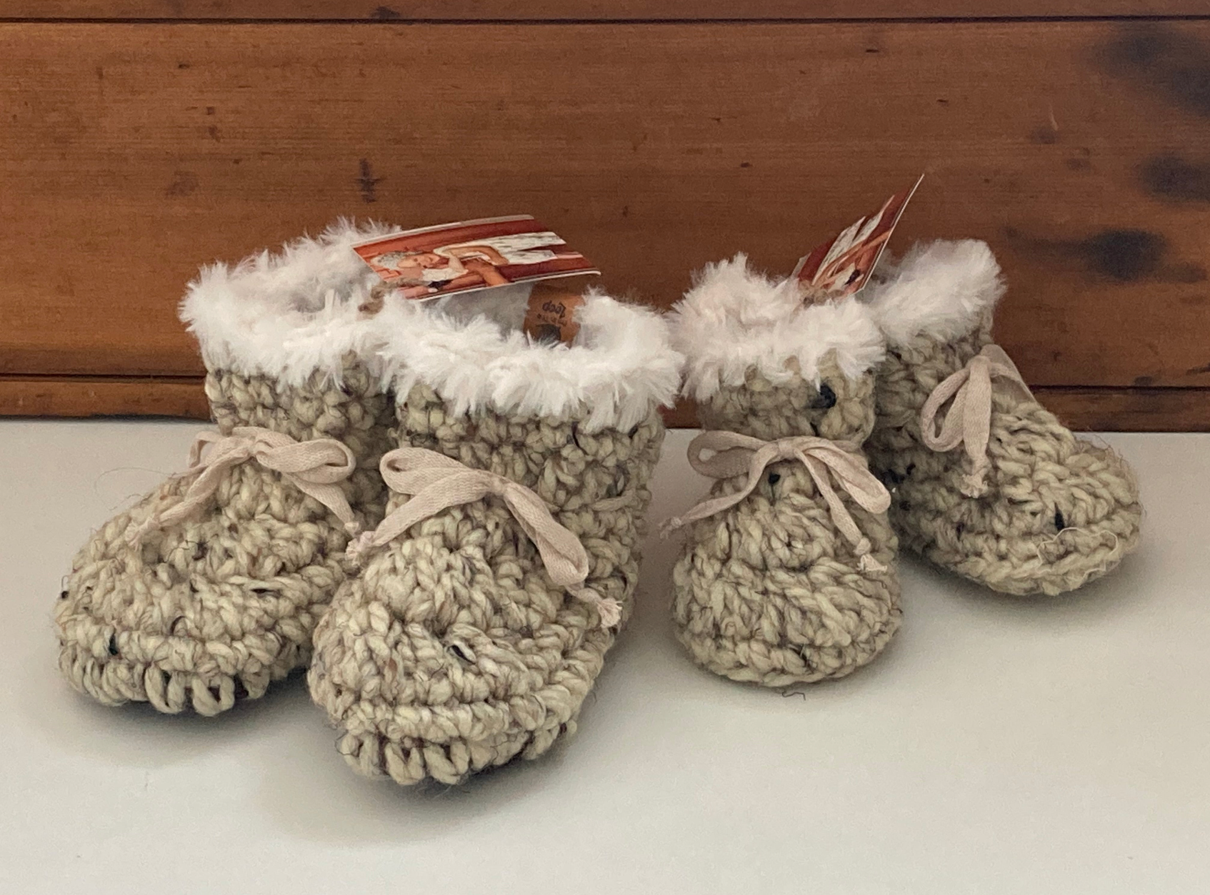 Fluffy 2025 baby slippers