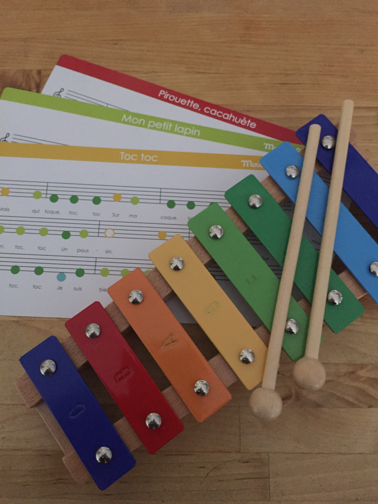 Instrument - CHILD'S XYLOPHONE, Music and Mallet Set