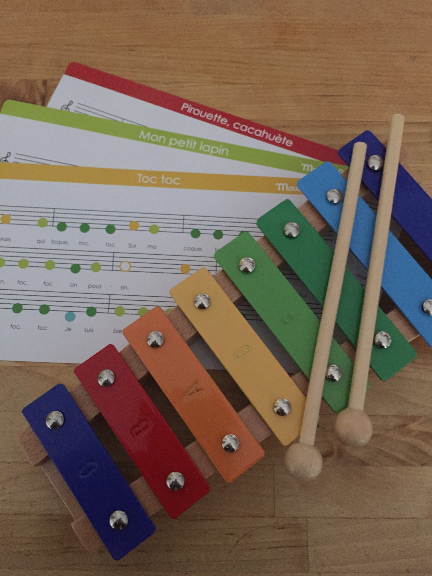 Instrument - XYLOPHONE ENFANT, ensemble musique et maillet