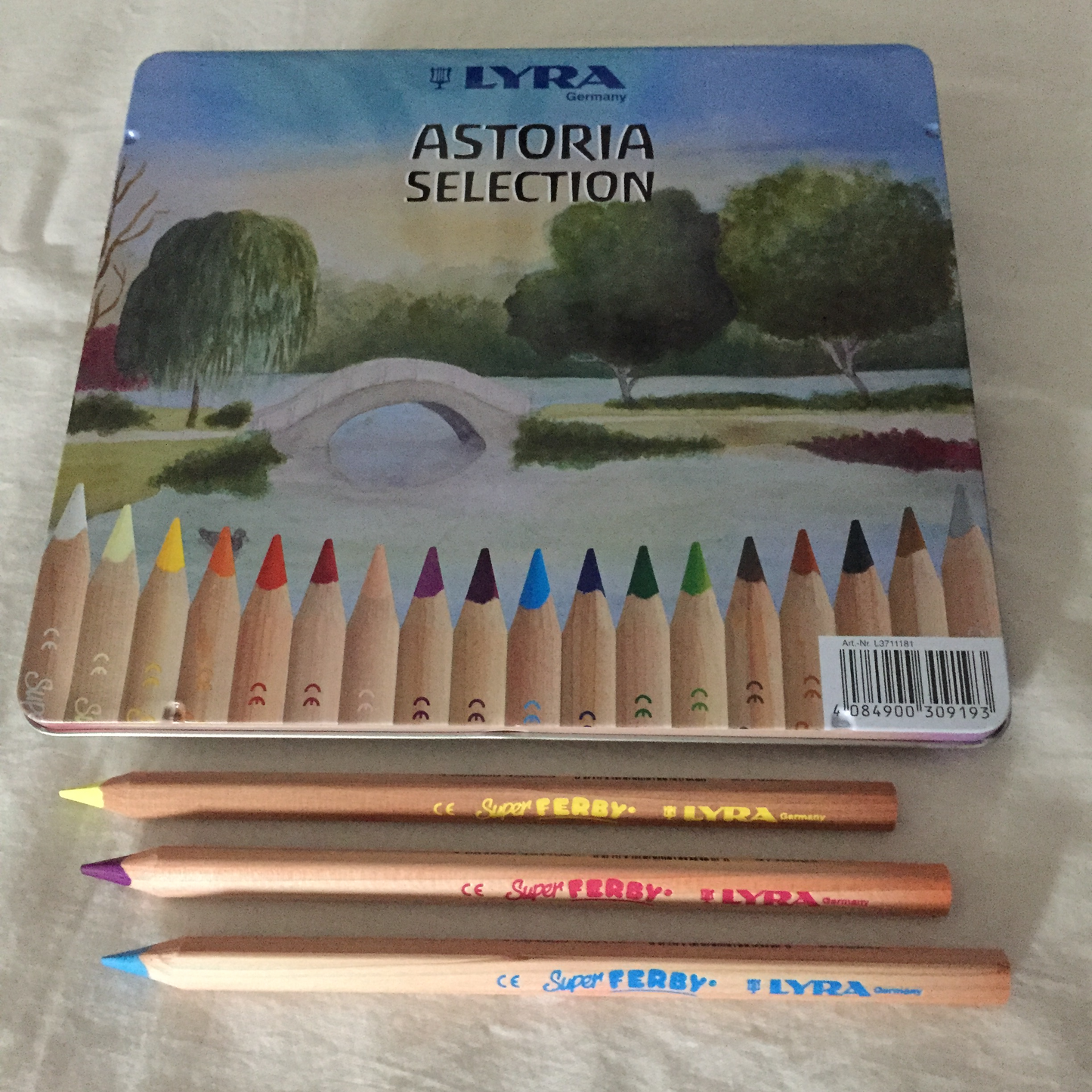 Crayons de Couleur, Art - 18 COULEURS LYRA SUPER FERBY, Astoria Selection