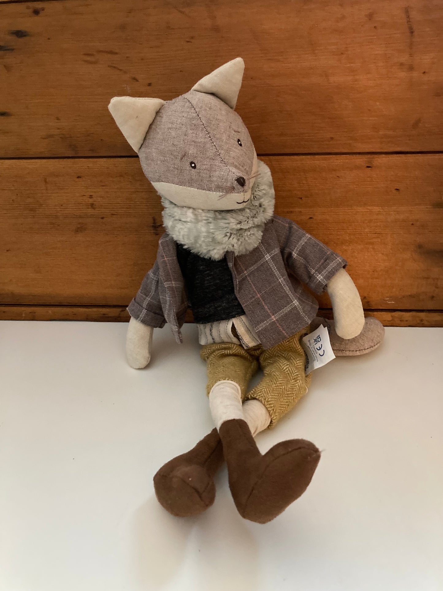 Soft Doll - RAG FOX DOLL, in pants (16 inches)