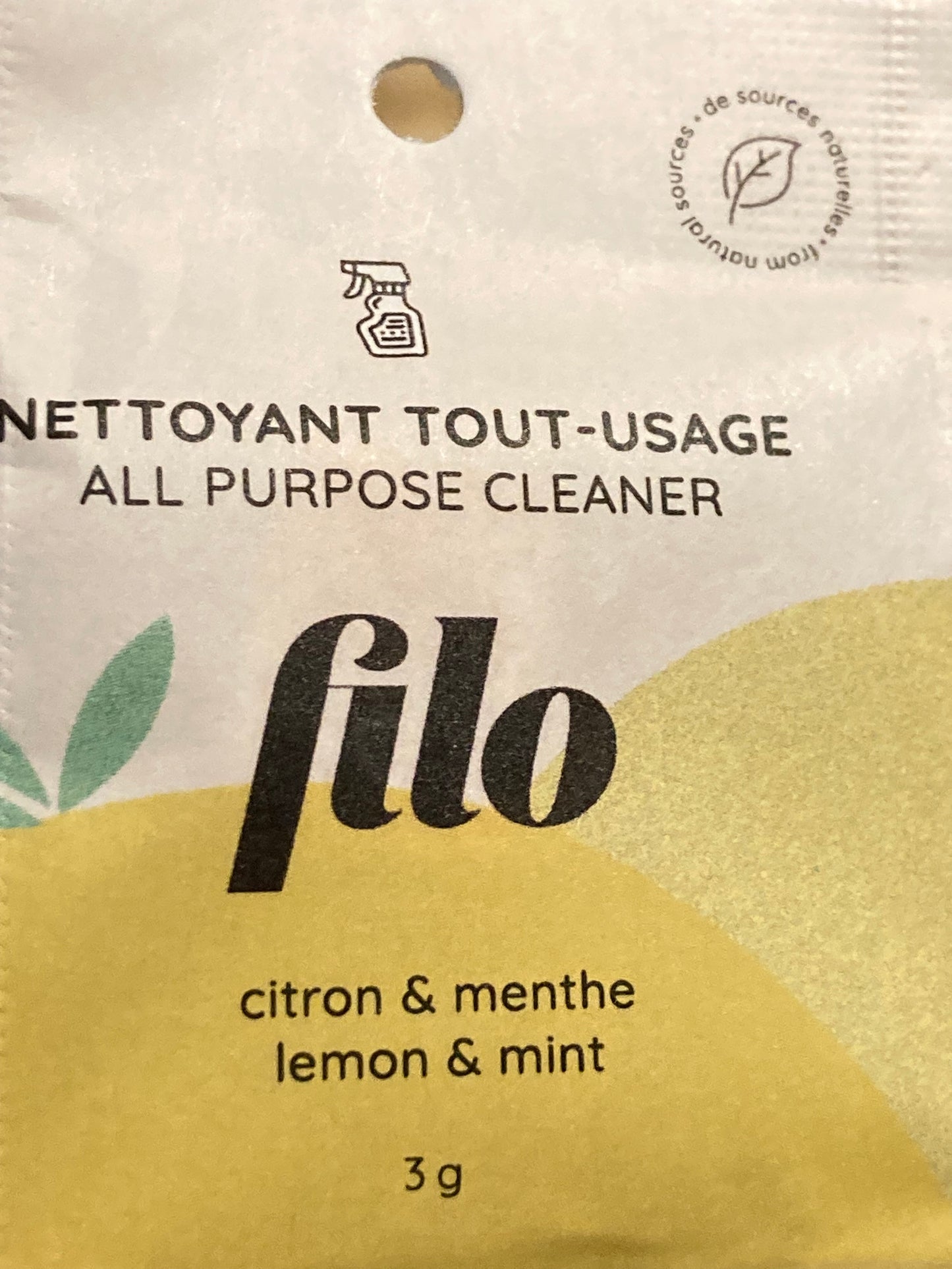 EcoHome - Filo ALL PURPOSE CLEANER, "in a CAPSULE"