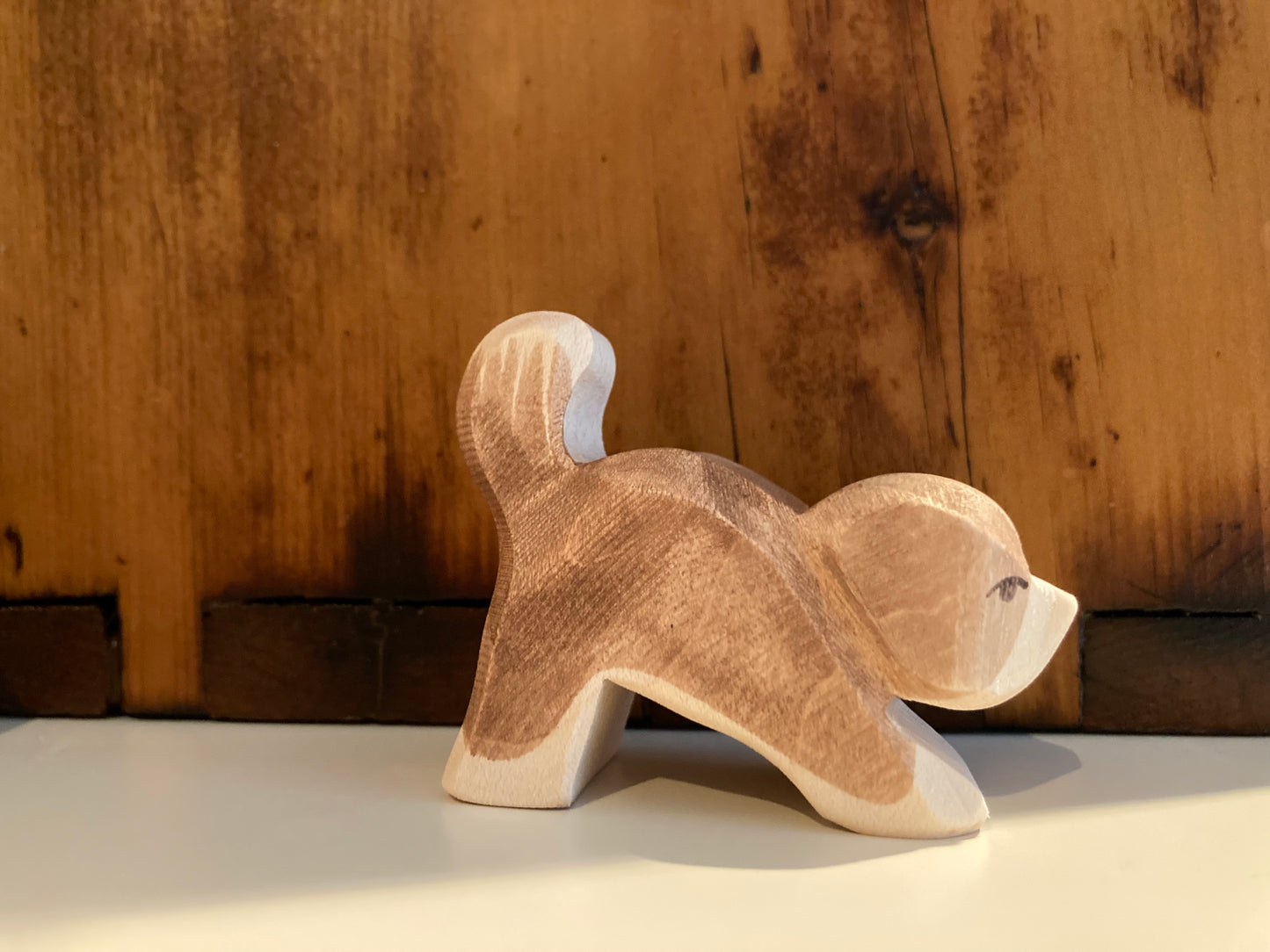 Wooden Dollhouse Play - SAINT BERNARD DOG PUPPY