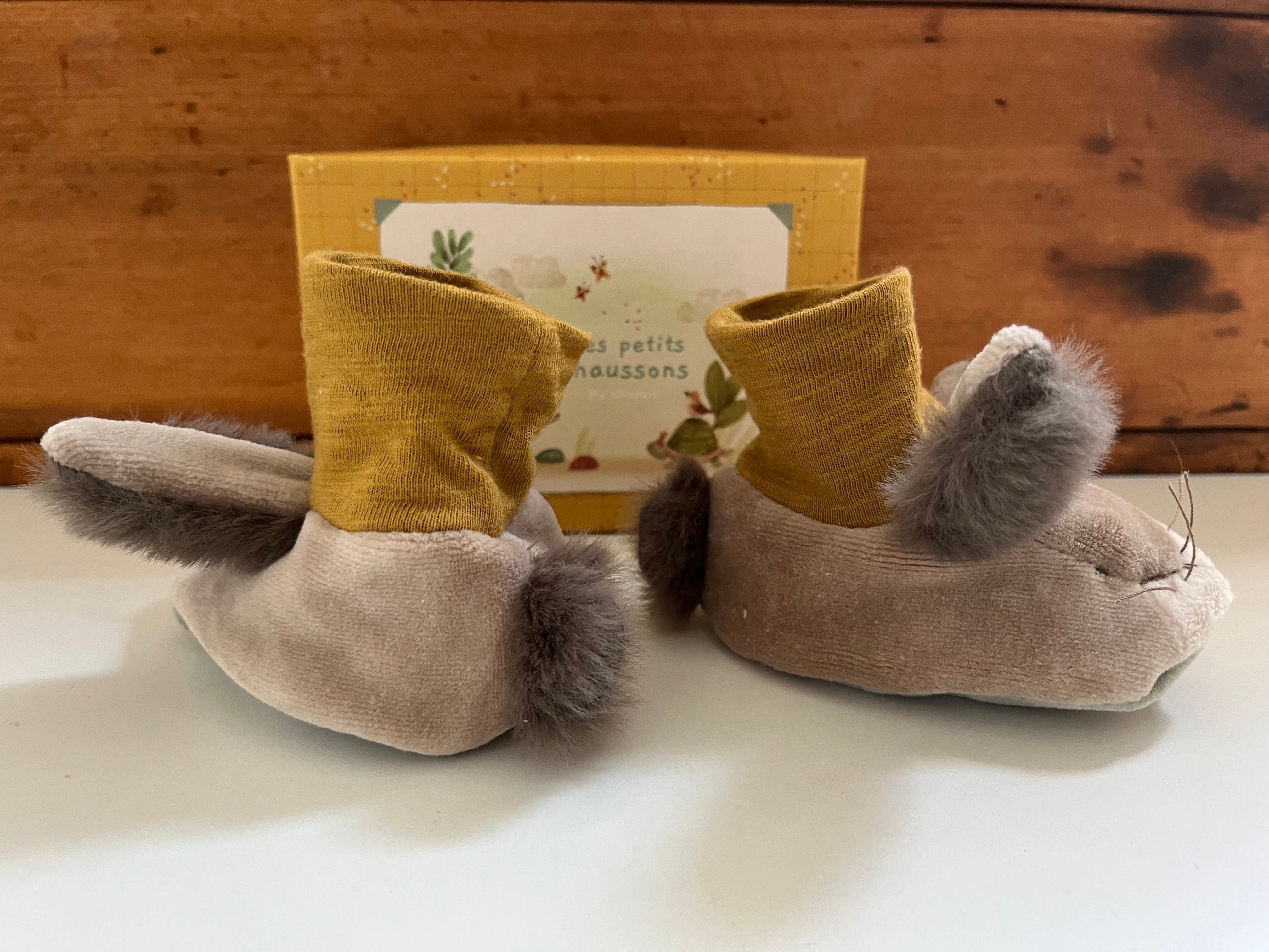 Moulin Roty Trois Petit Lapin Slippers