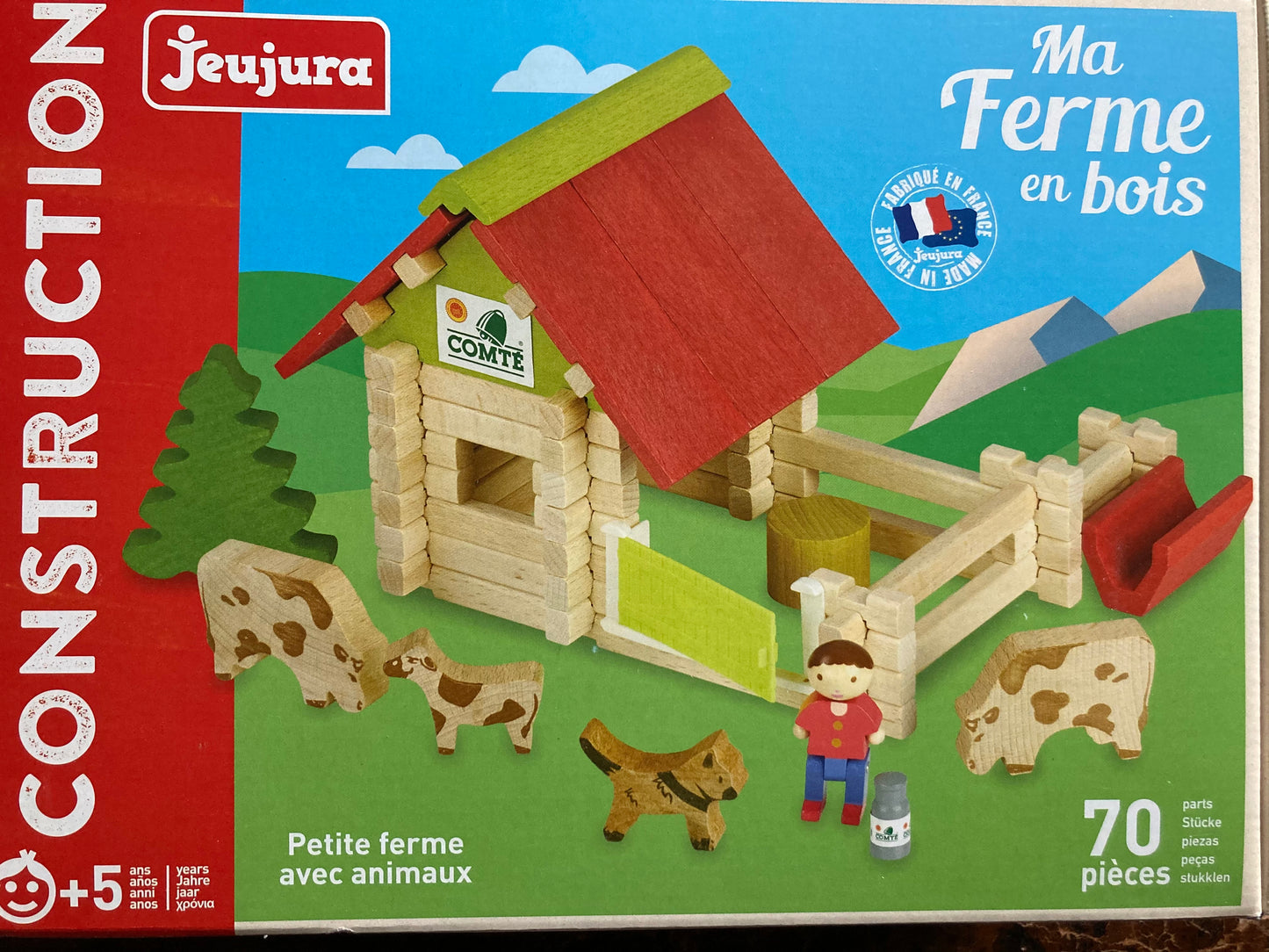 Dollhouse Play Wooden Set - FARM SCENE TO BUILD