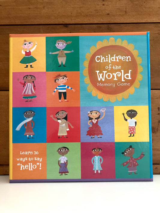 Educational Memory Game Set - CHILDREN OF THE WORLD